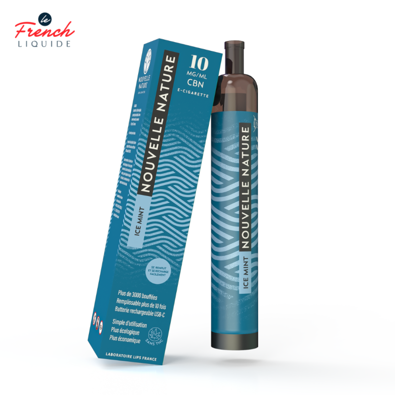 Puff Ice Mint CBN 10ml (1% CBN) - Nouvelle Nature by Le French Liquide