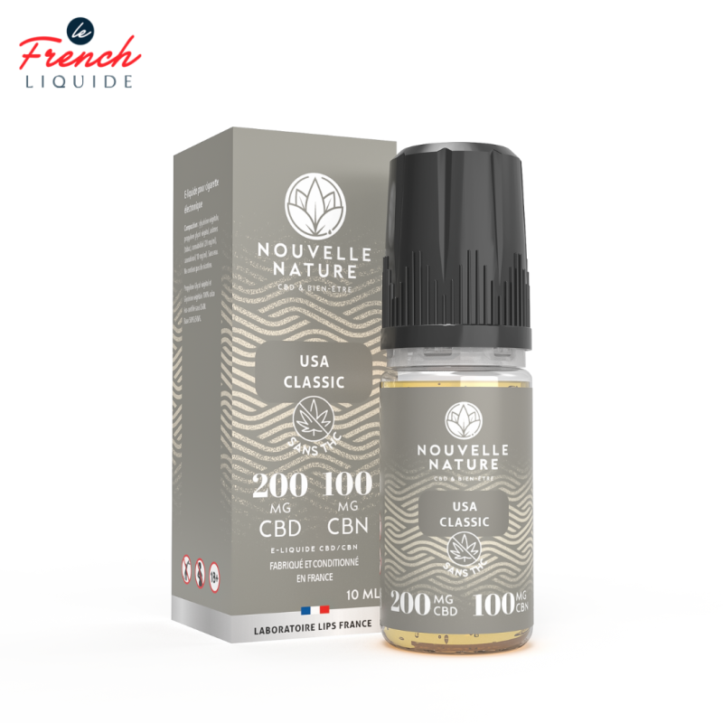 Usa Classic CBD (3% CBD 3% CBN) - Nouvelle Nature by Le French Liquide