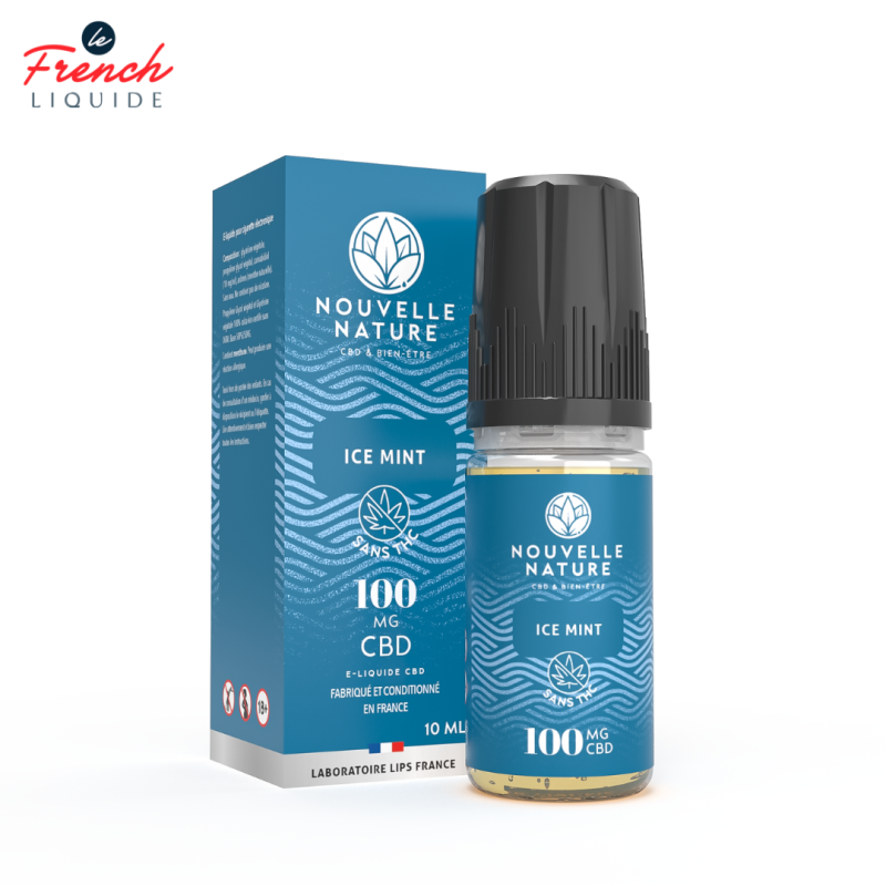 Ice Mint CBD 10ml (1% CBD) - Nouvelle Nature by Le French Liquide