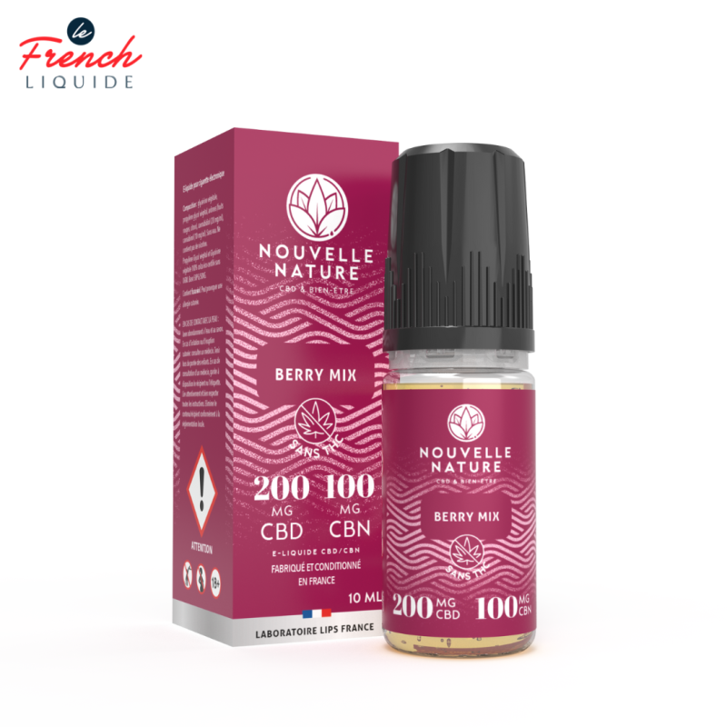 Berry Mix CBD (3% CBD 3% CBN) - Nouvelle Nature by Le French Liquide