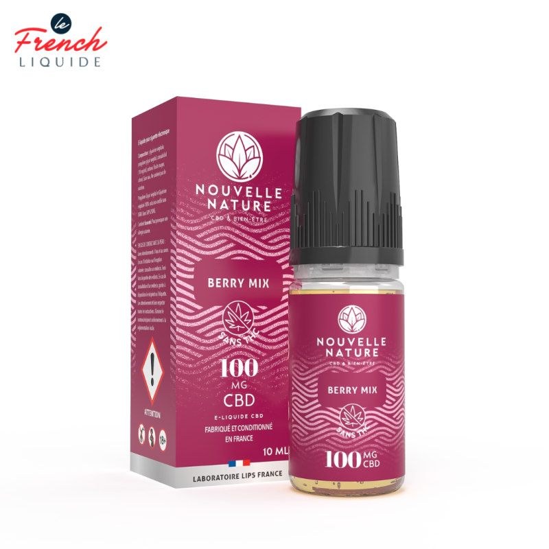 Berry Mix CBD 10ml (1% CBD) - Nouvelle Nature by Le French Liquide