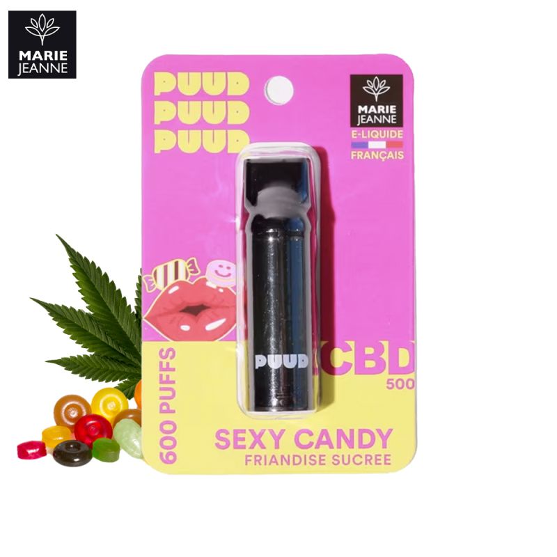 Cartouche Sexy Candy 600 puffs (500mg) - Puud by Marie Jeanne
