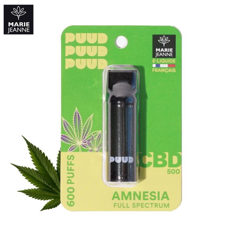 Cartouche Amnesia Full Spectrum 600 puffs (500mg) - Puud by Marie Jeanne