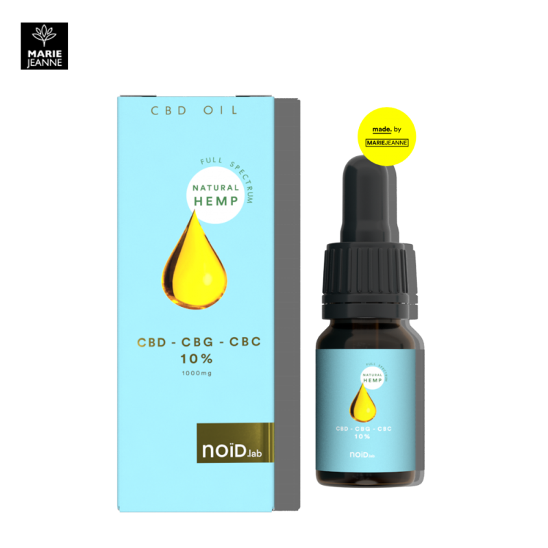 Huile CBD Natural Hemp 10ml (10%) - by Marie Jeanne