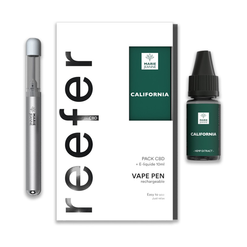 Pack Vape Pen REEFER California (700mg) - Marie Jeanne