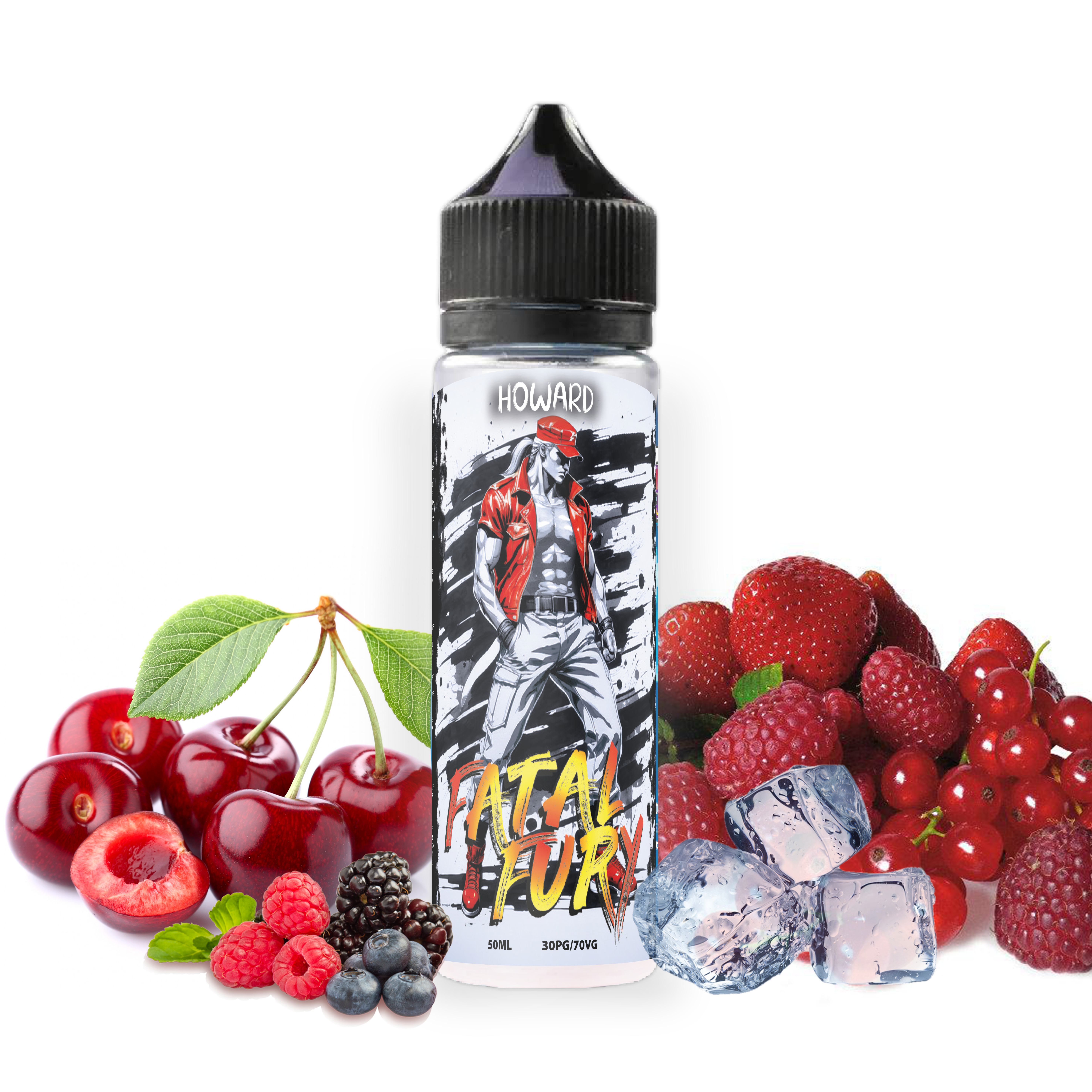 Howard - Fatal Fury 50ml, Cerise, Fruits rouges, Frais