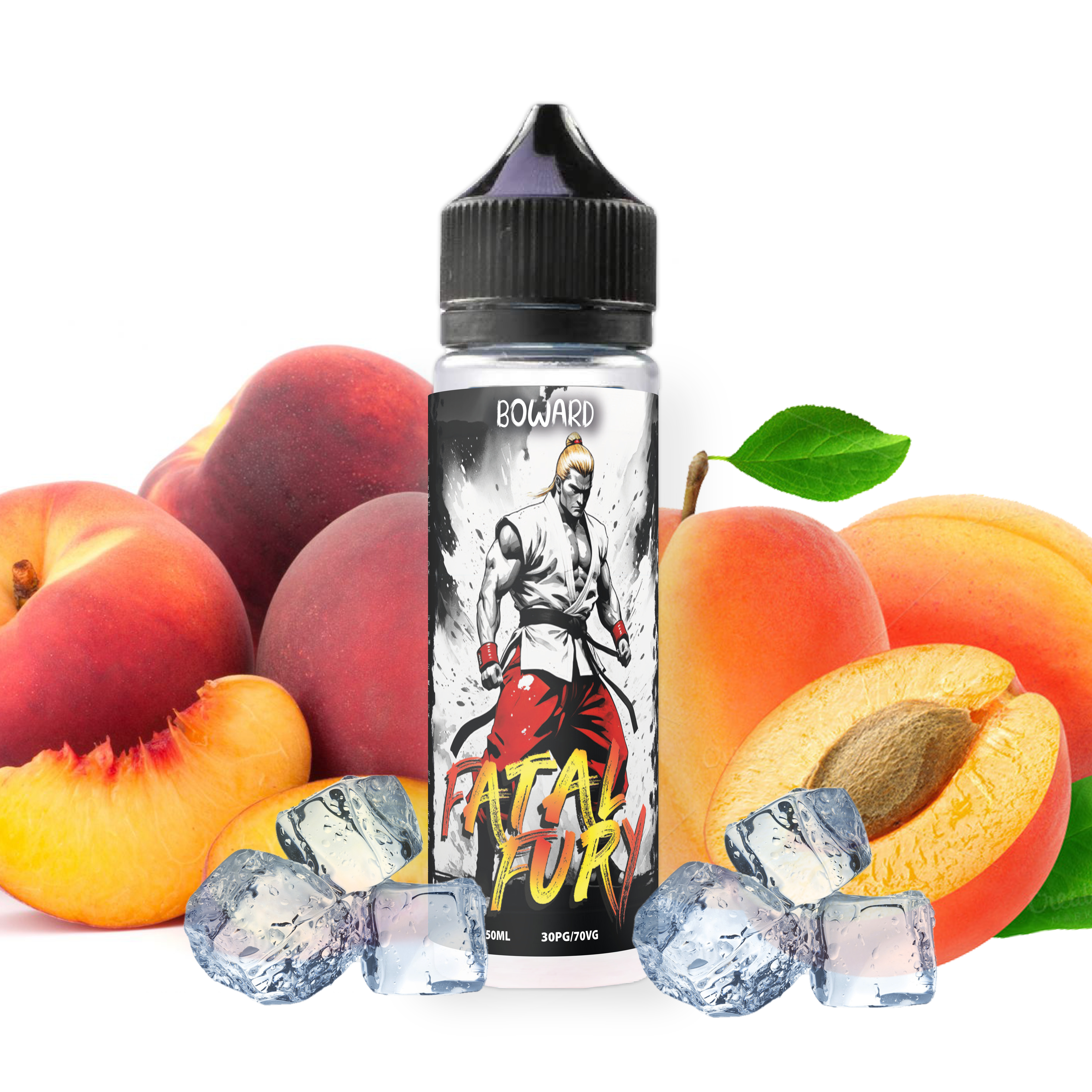 Boward - Fatal Fury 50ml, Pêche, Abricot, Frais