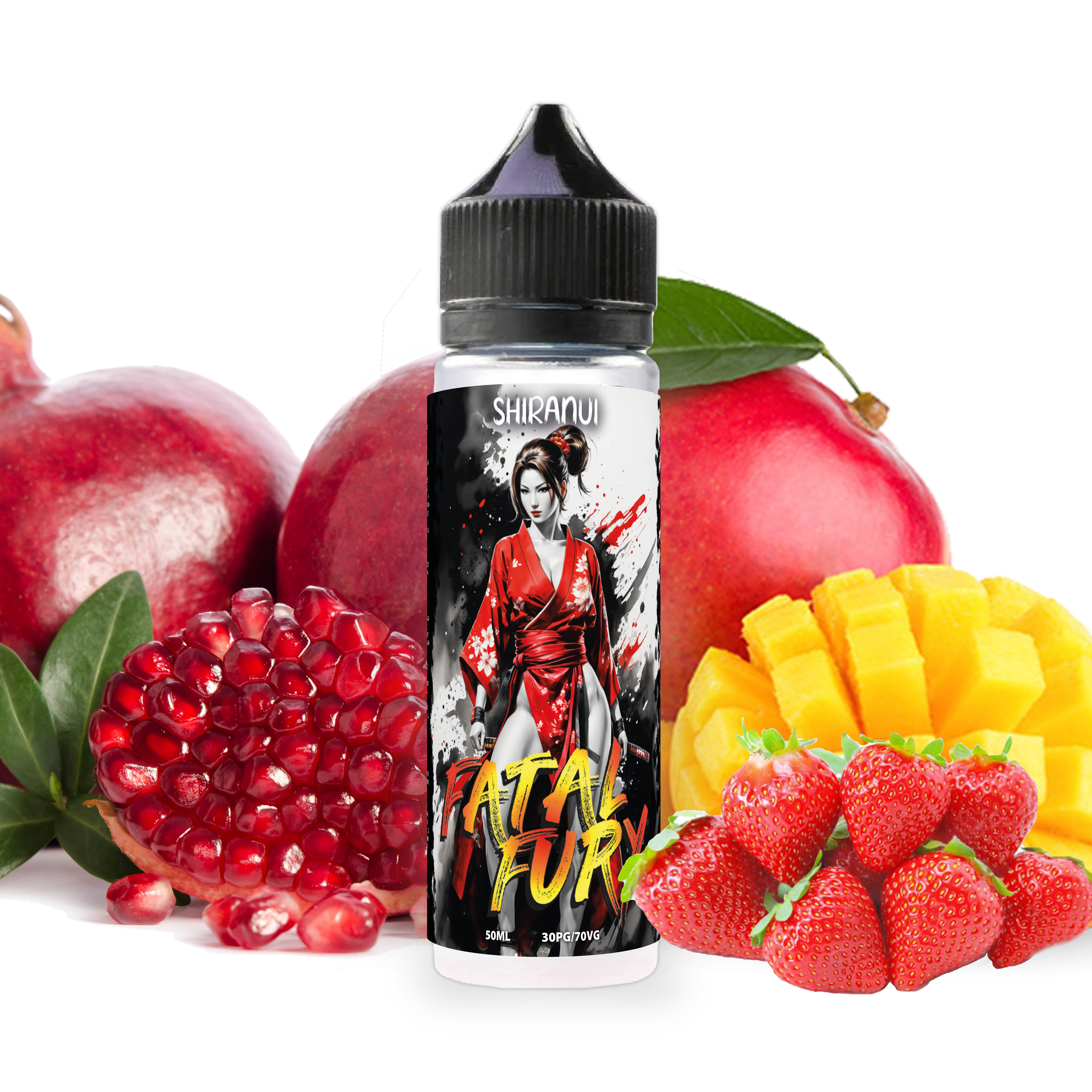 Shiranui - Fatal Fury 50ml, Fraise, Mangue, Grenade