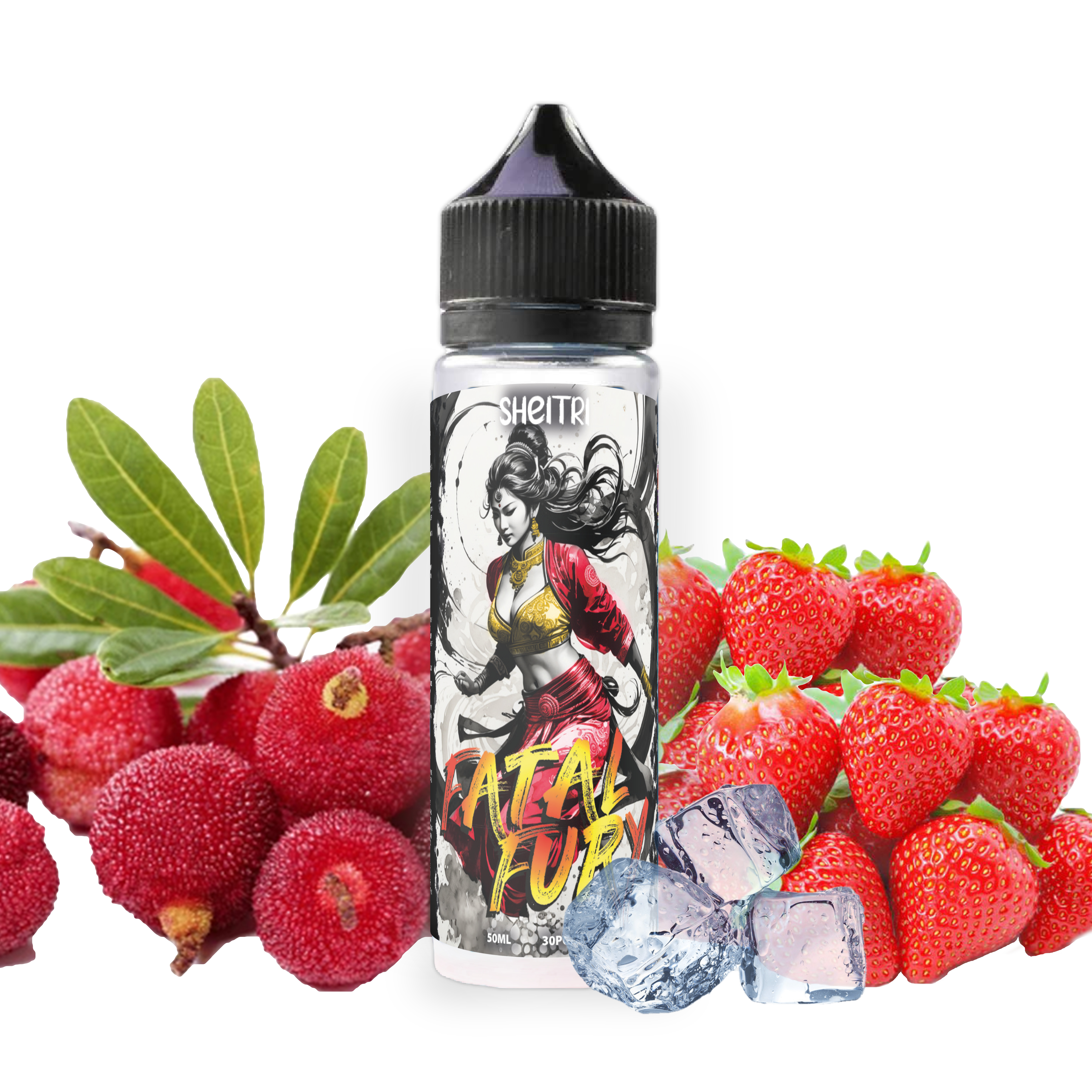Sheitri - Fatal Fury 50ml, Arbouse, Fraises, Frais 