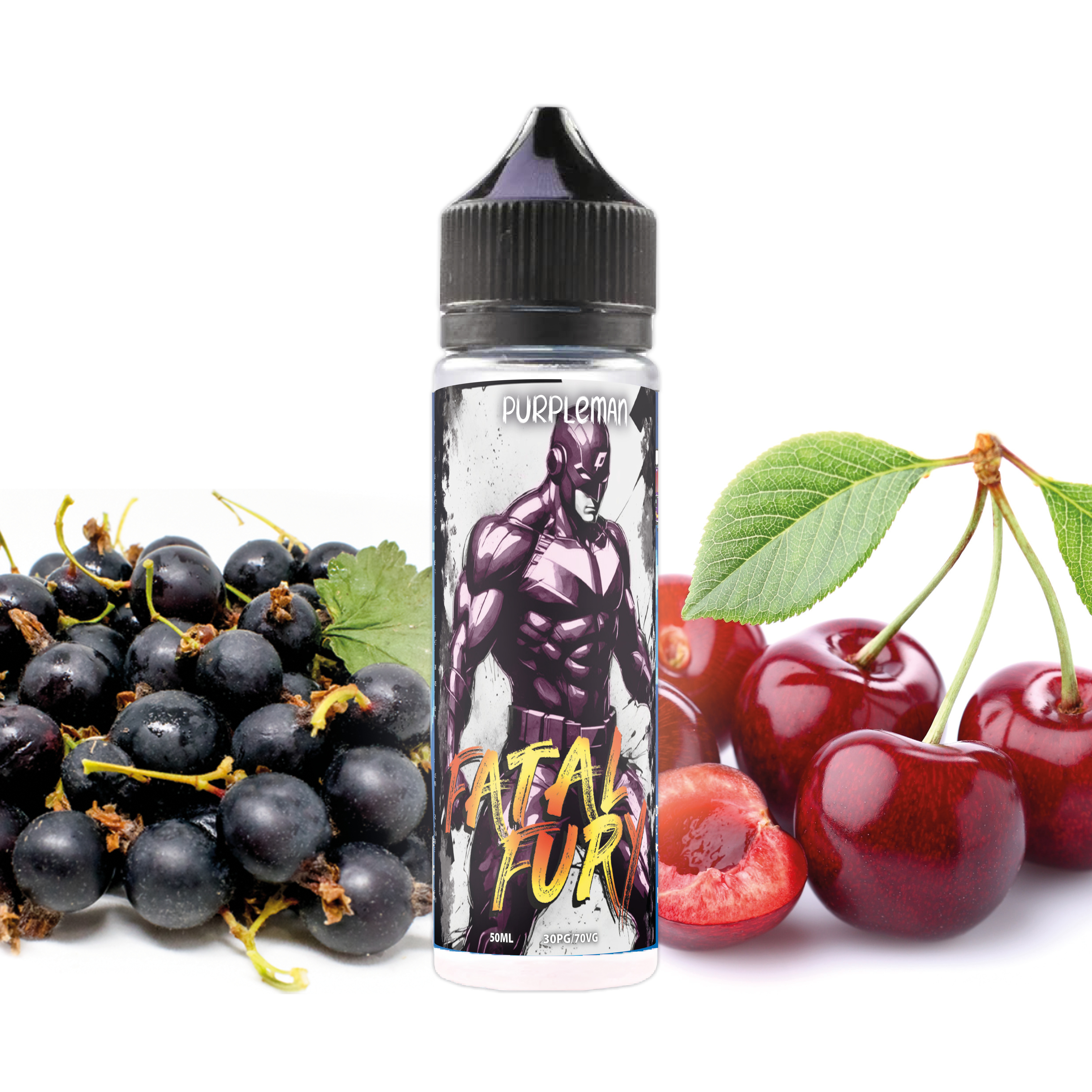 PurpleMan - Fatal Fury 50ml,  Casseille, Cerise