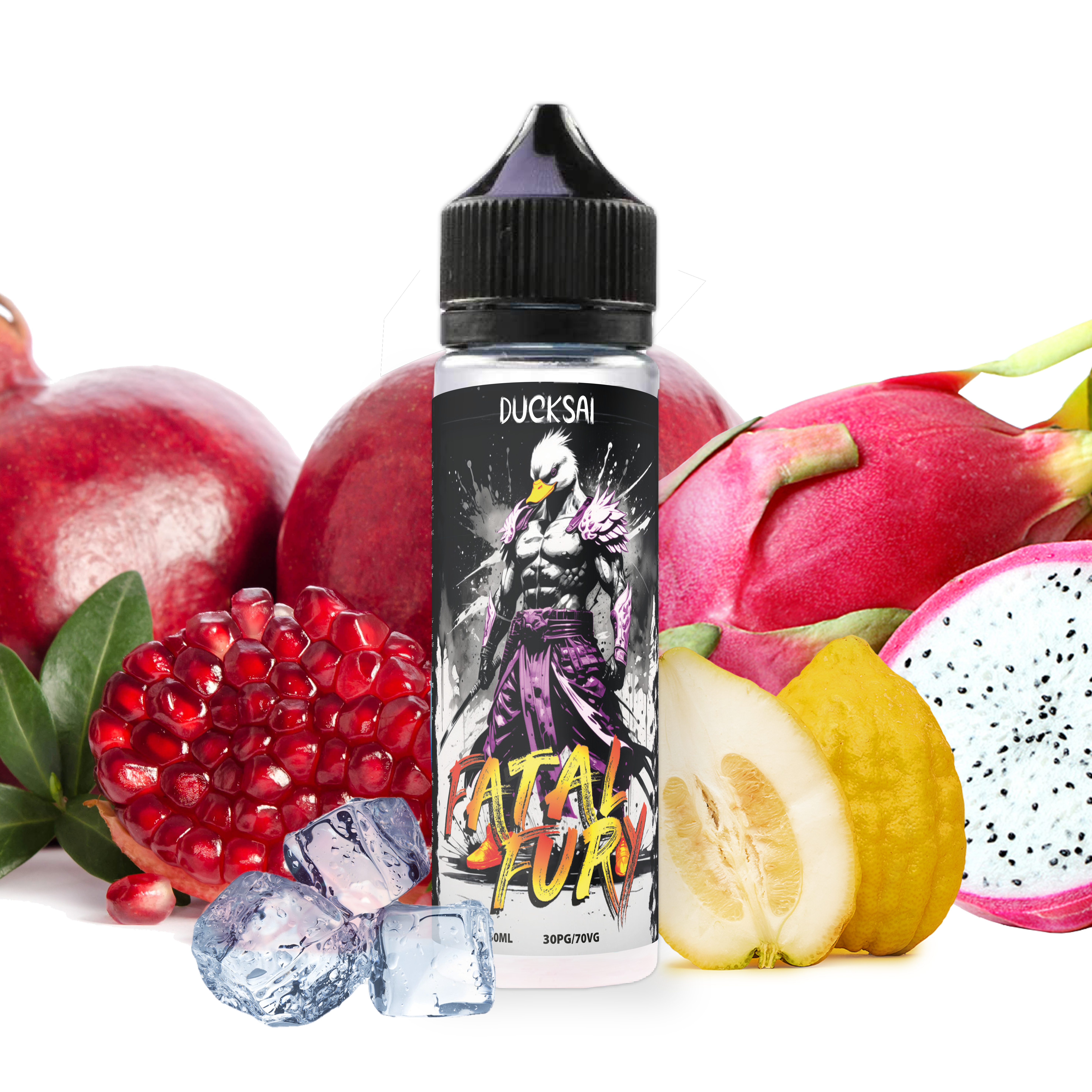 Ducksai - Fatal Fury 50ml, Fruit du dragon, Cédrat, Grenade, Frais