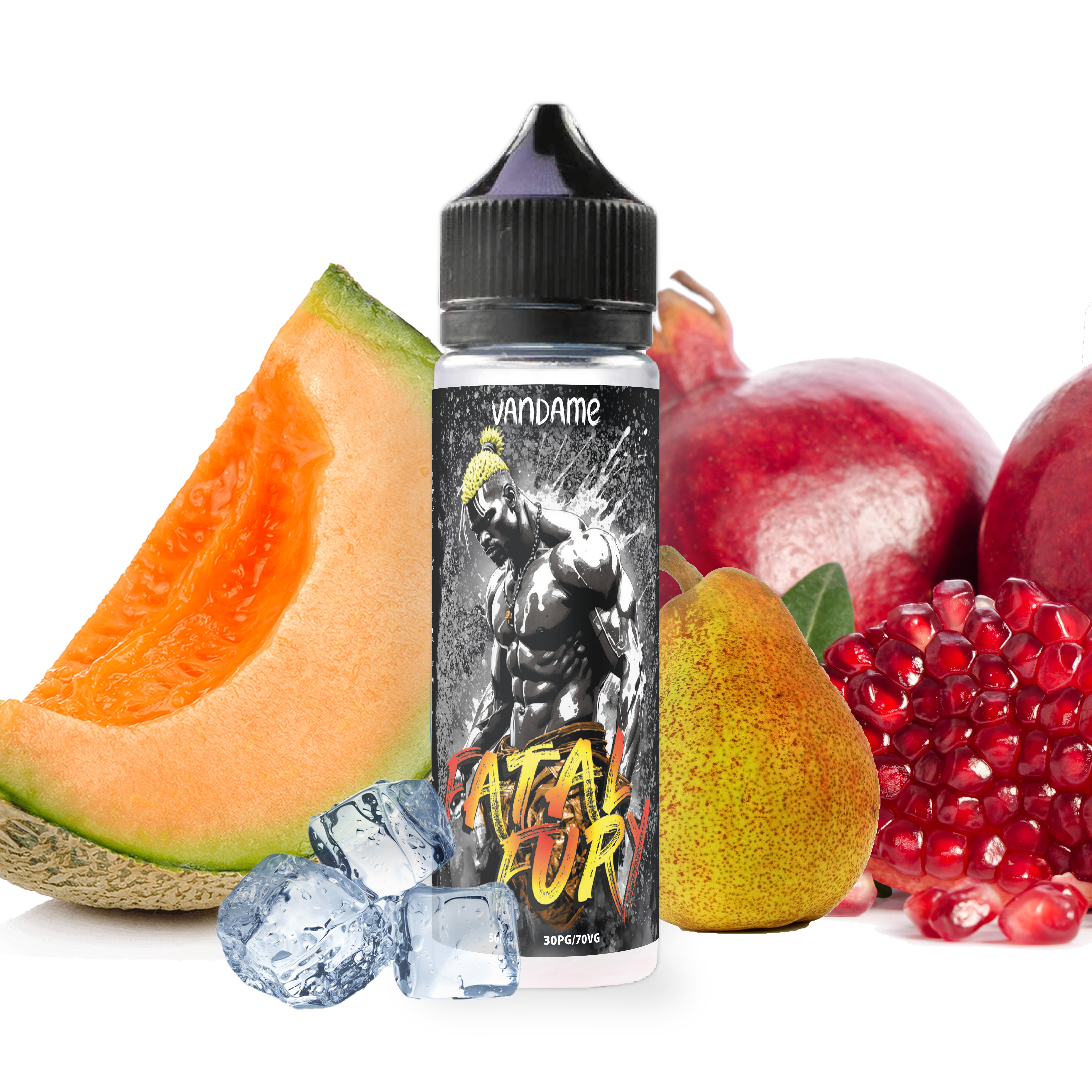 Vandame - Fatal Fury 50ml, Melon, Poire, Grenade, Frais