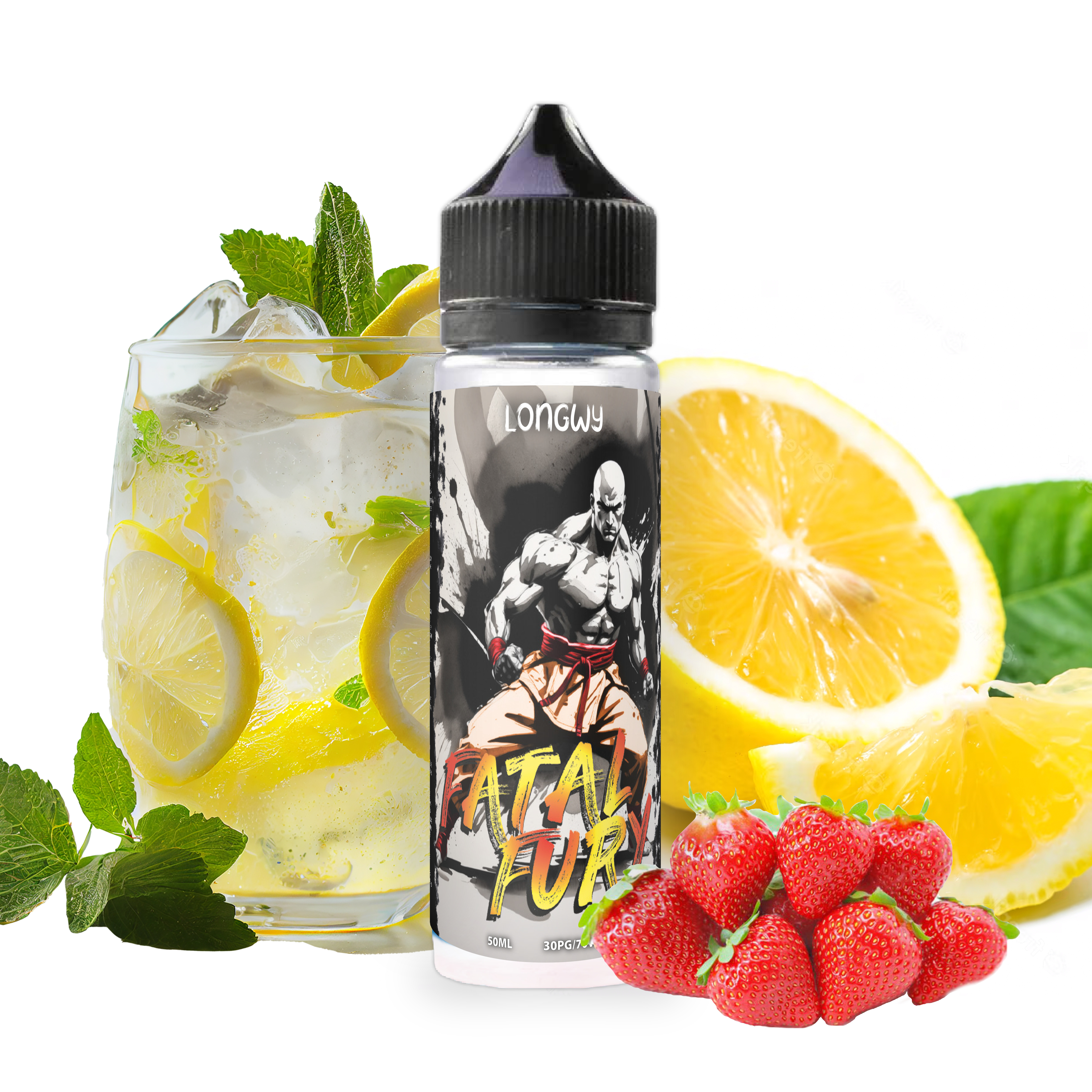 Longwy - Fatal Fury 50ml, Limonade, Fraise, Fruits rouges
