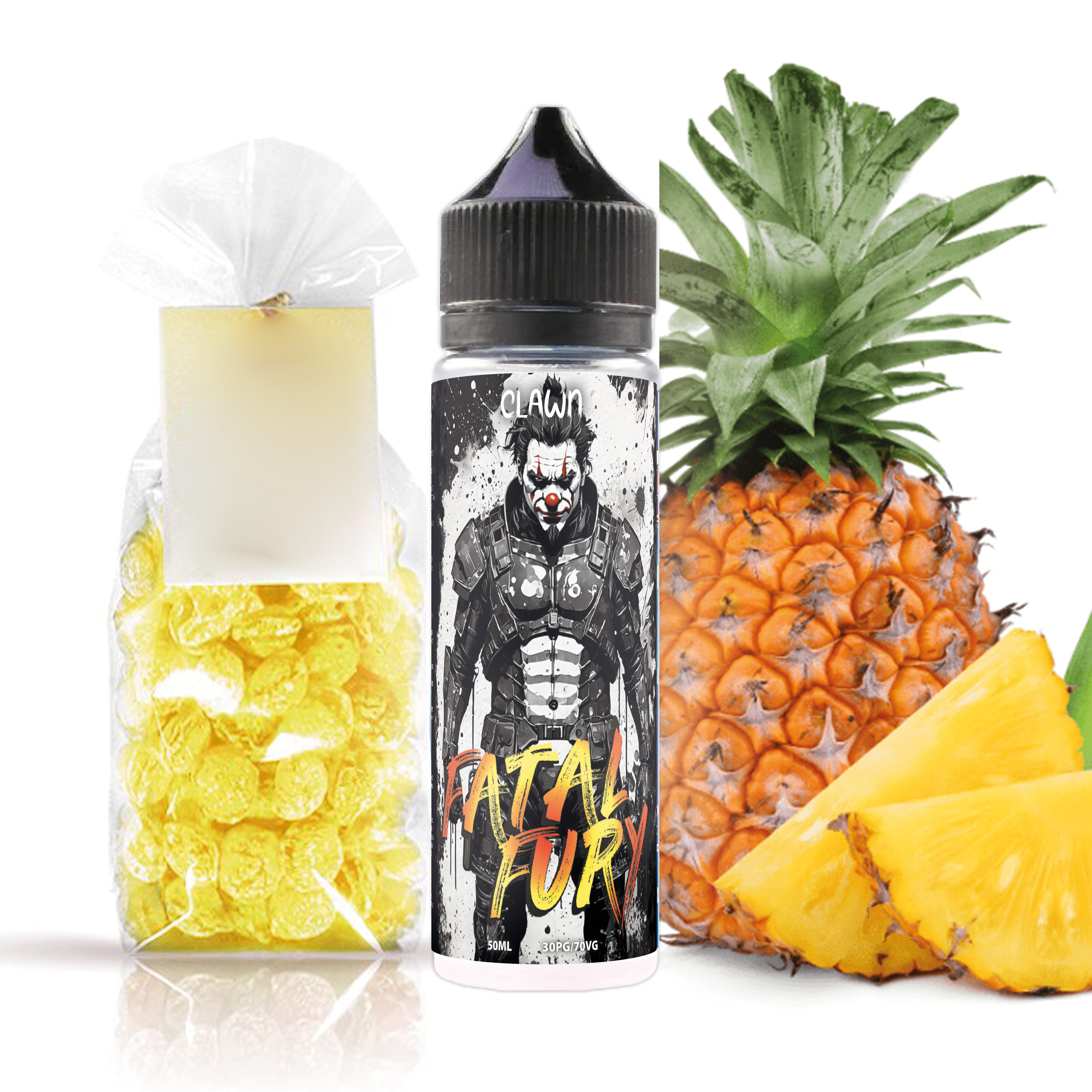 Clawn - Fatal Fury 50ml, Bonbon à l'Ananas