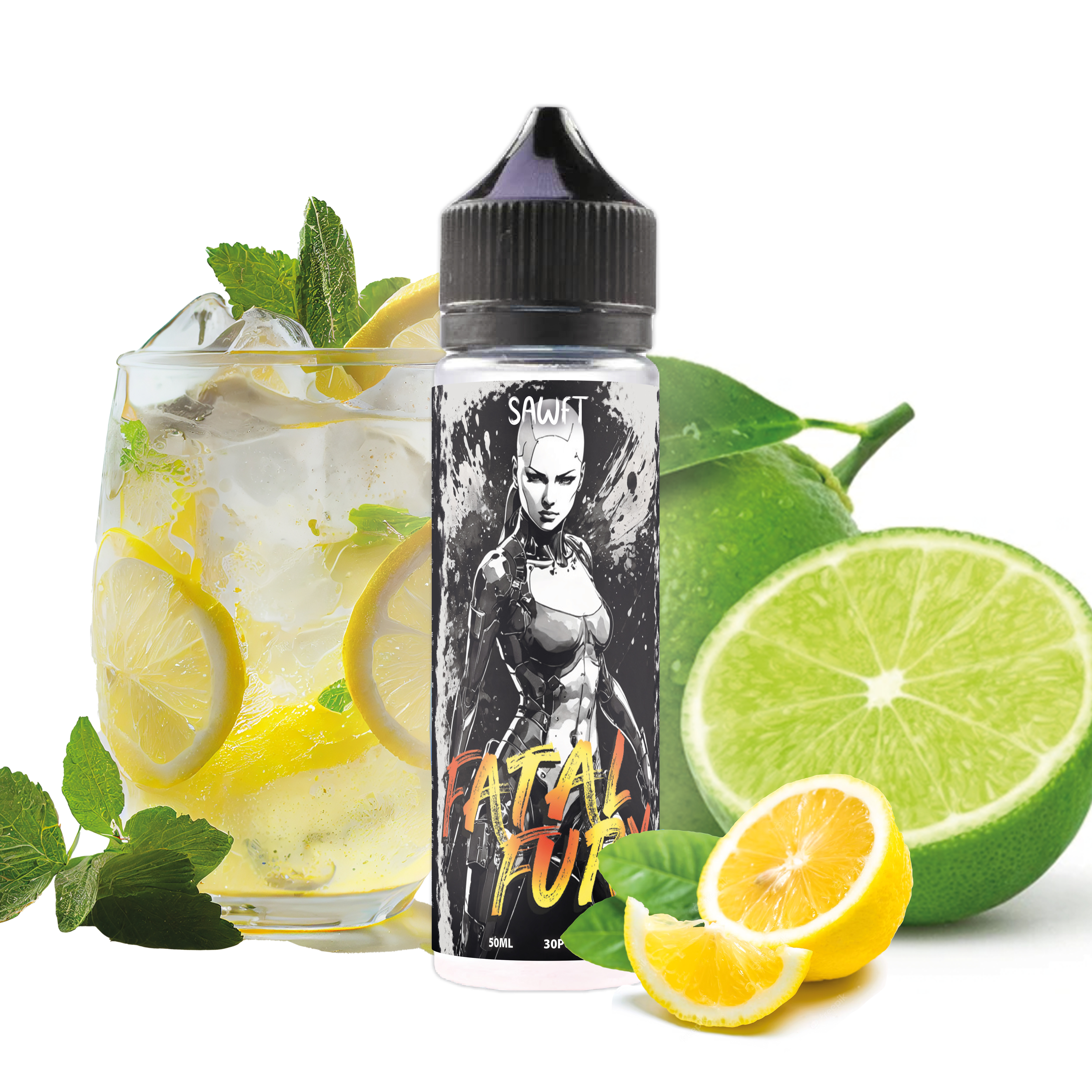 Sawft - Fatal Fury 50ml, Sawft - Limonade / Citron / Citron Vert