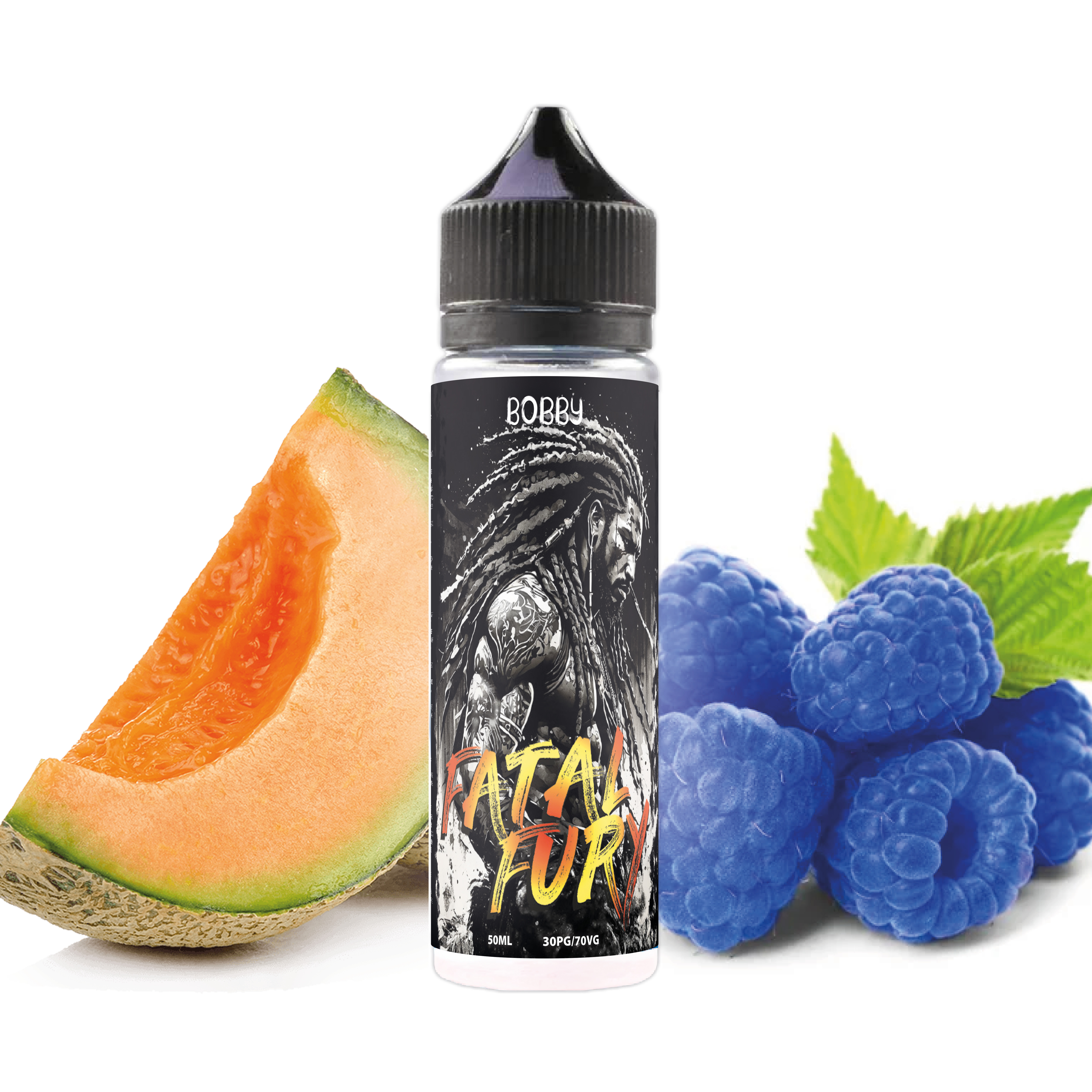Bobby - Fatal Fury 50ml, Melon, Framboise Bleue