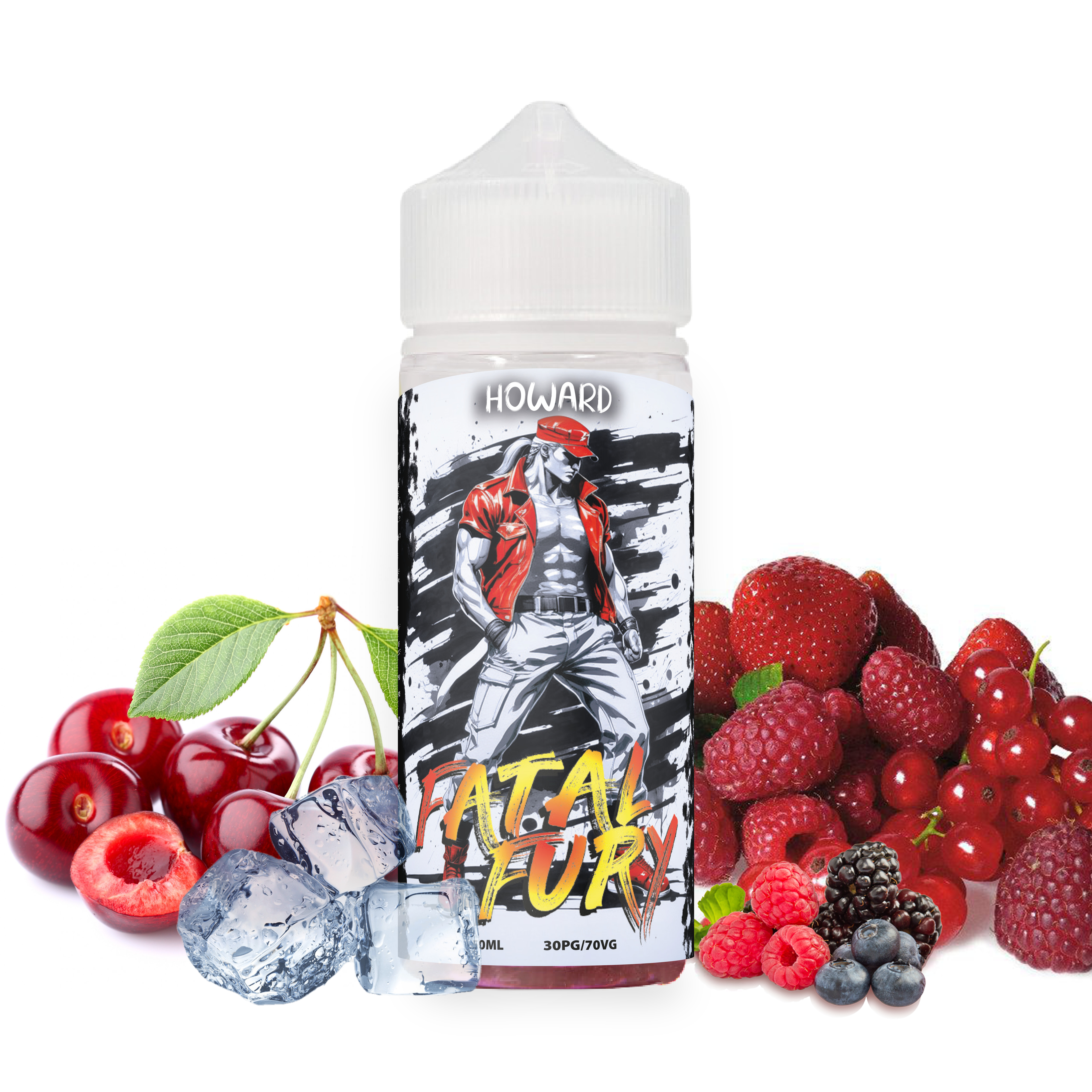 Howard - Fatal Fury 100ml, Cerise, Fruits rouges, Frais