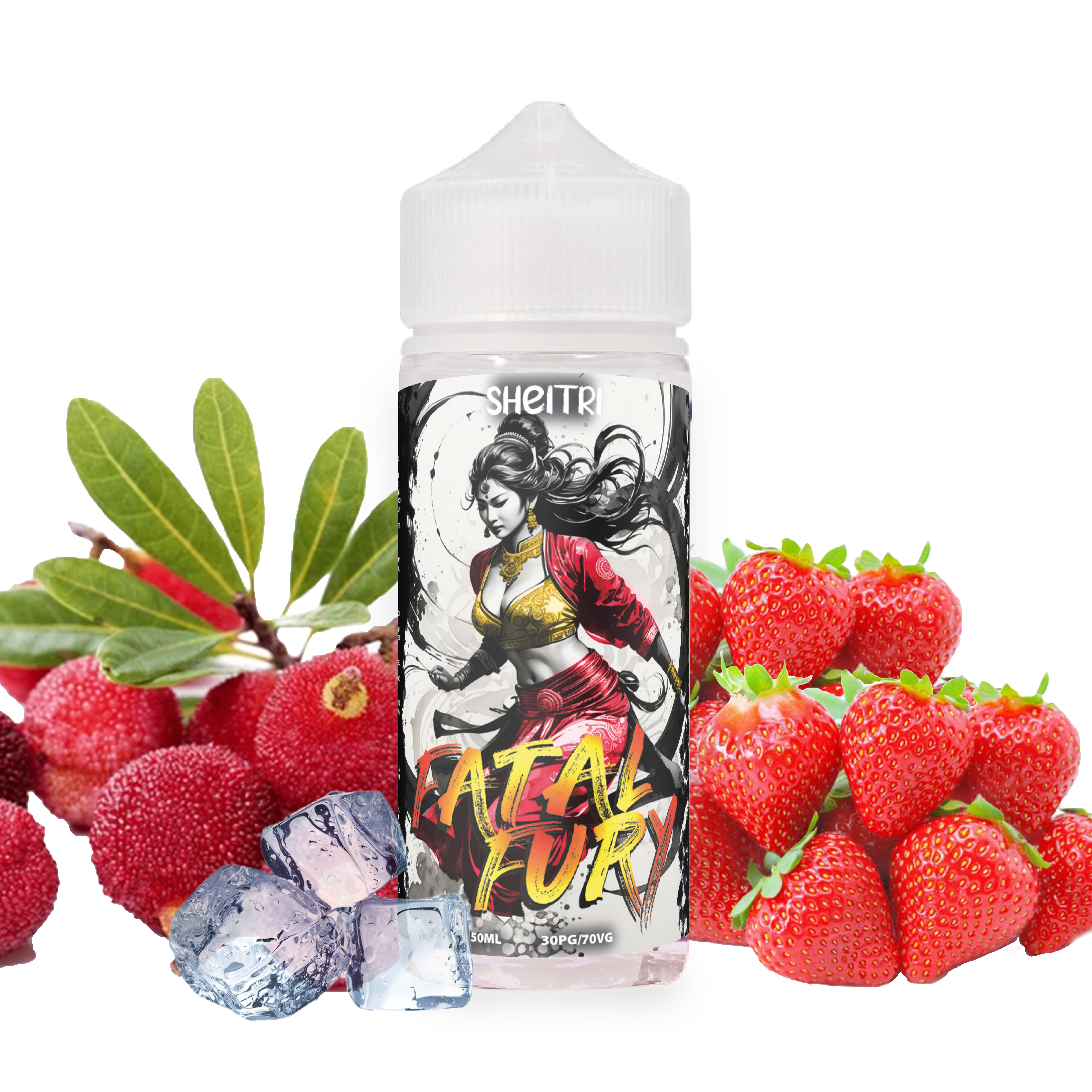 Sheitri - Fatal Fury 100ml, Arbouse, Fraises, Frais 