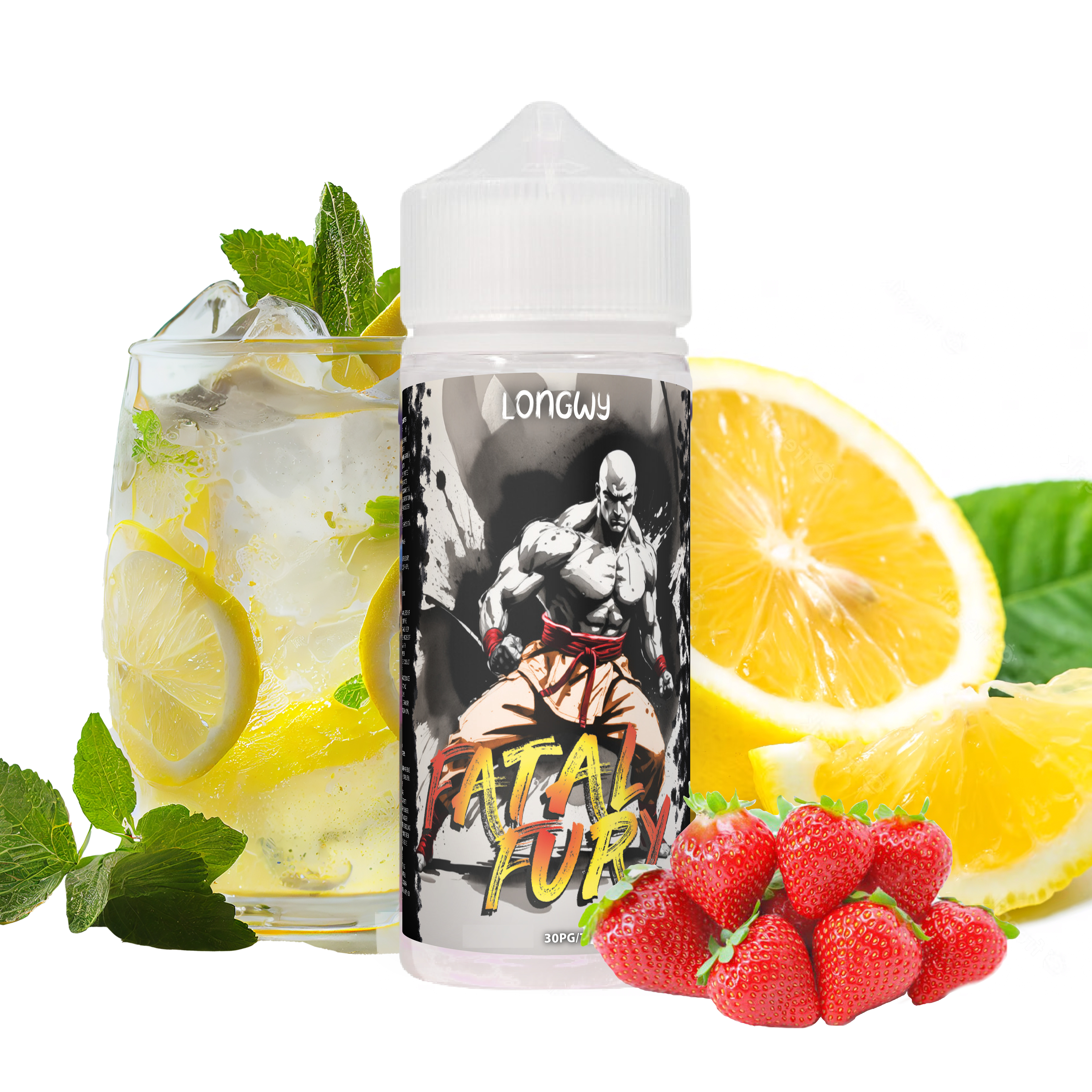 Longwy - Fatal Fury 50ml, Limonade, Fraise, Fruits rouges