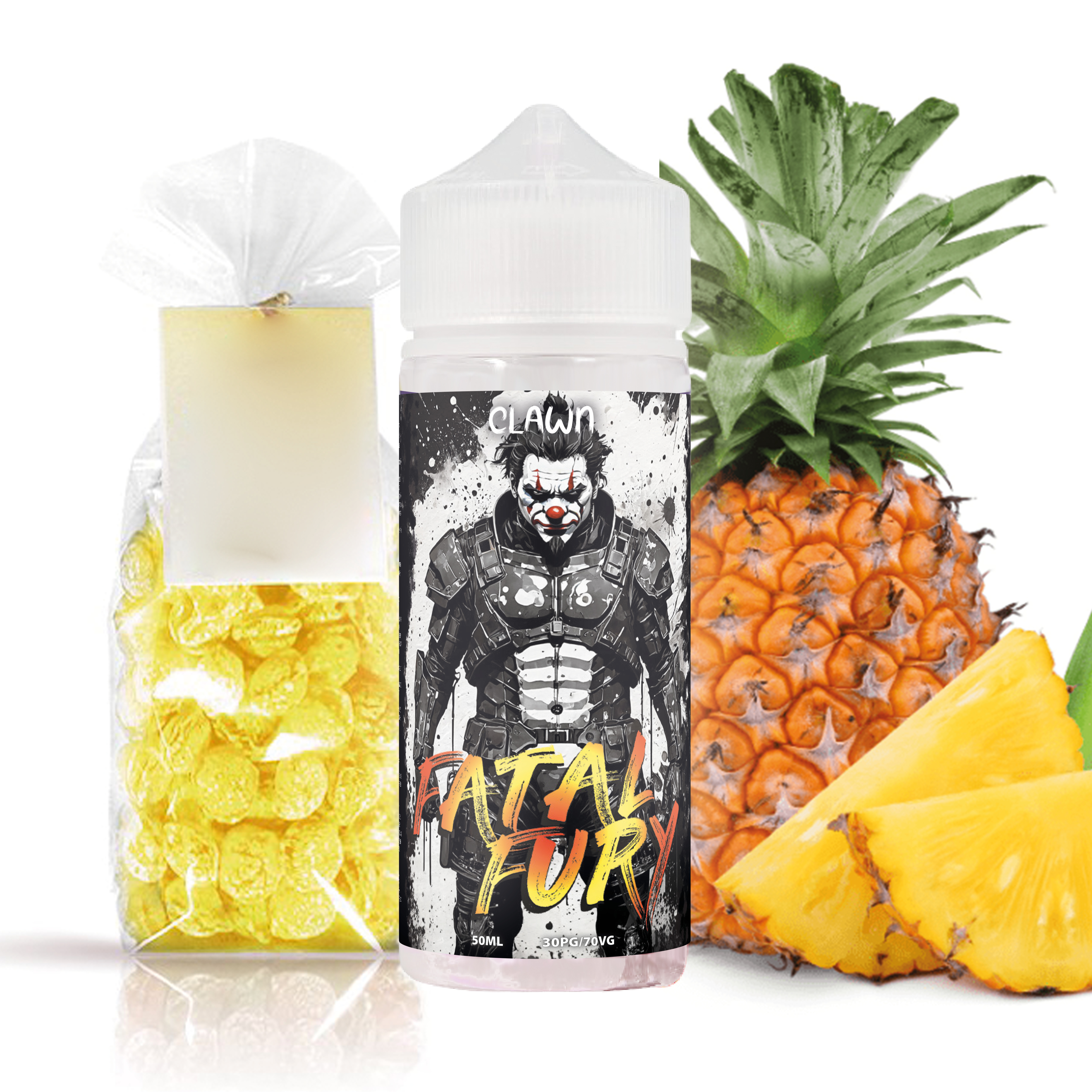 Clawn - Fatal Fury 100ml, Bonbon à l'Ananas