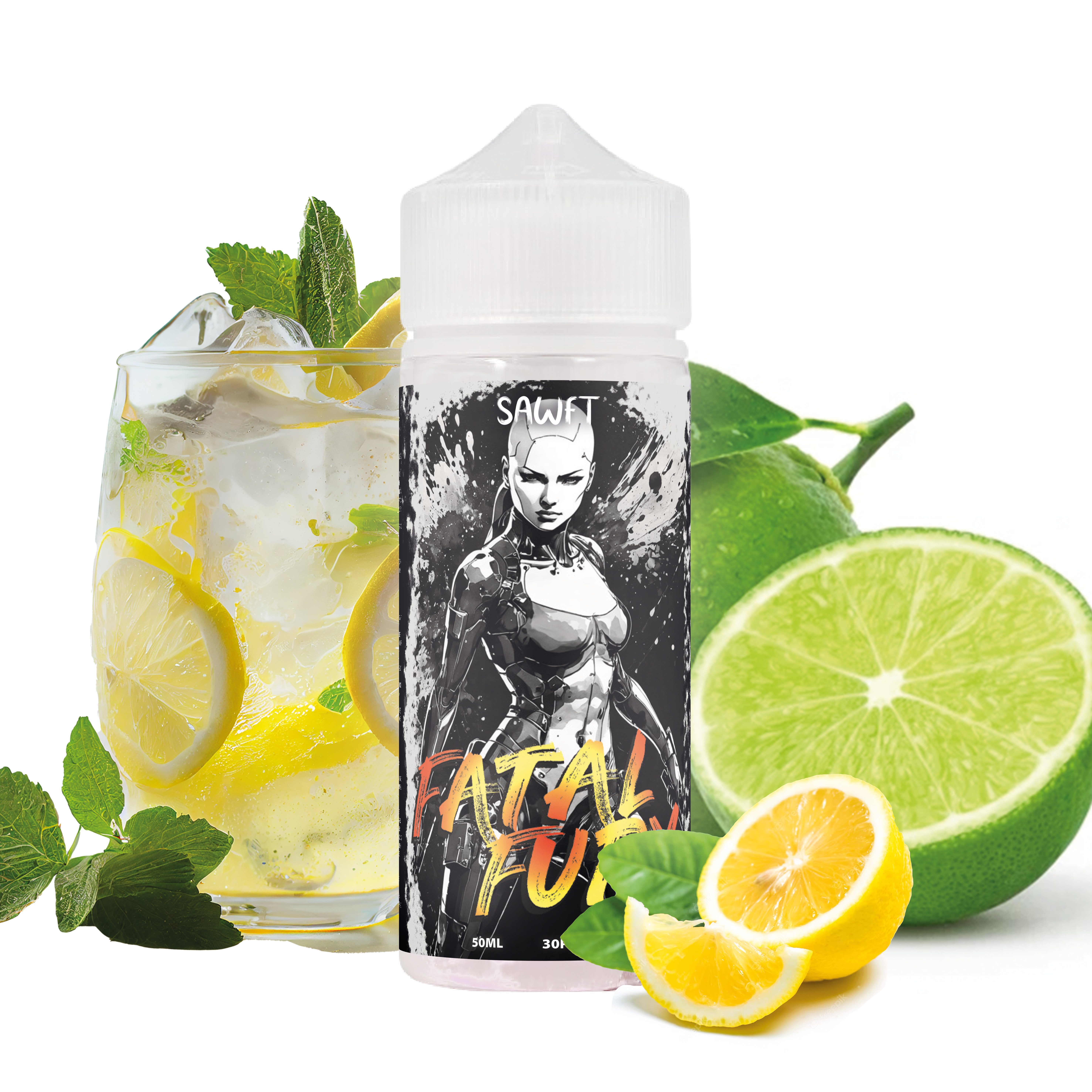 Sawft - Fatal Fury 100ml, Sawft - Limonade / Citron / Citron Vert
