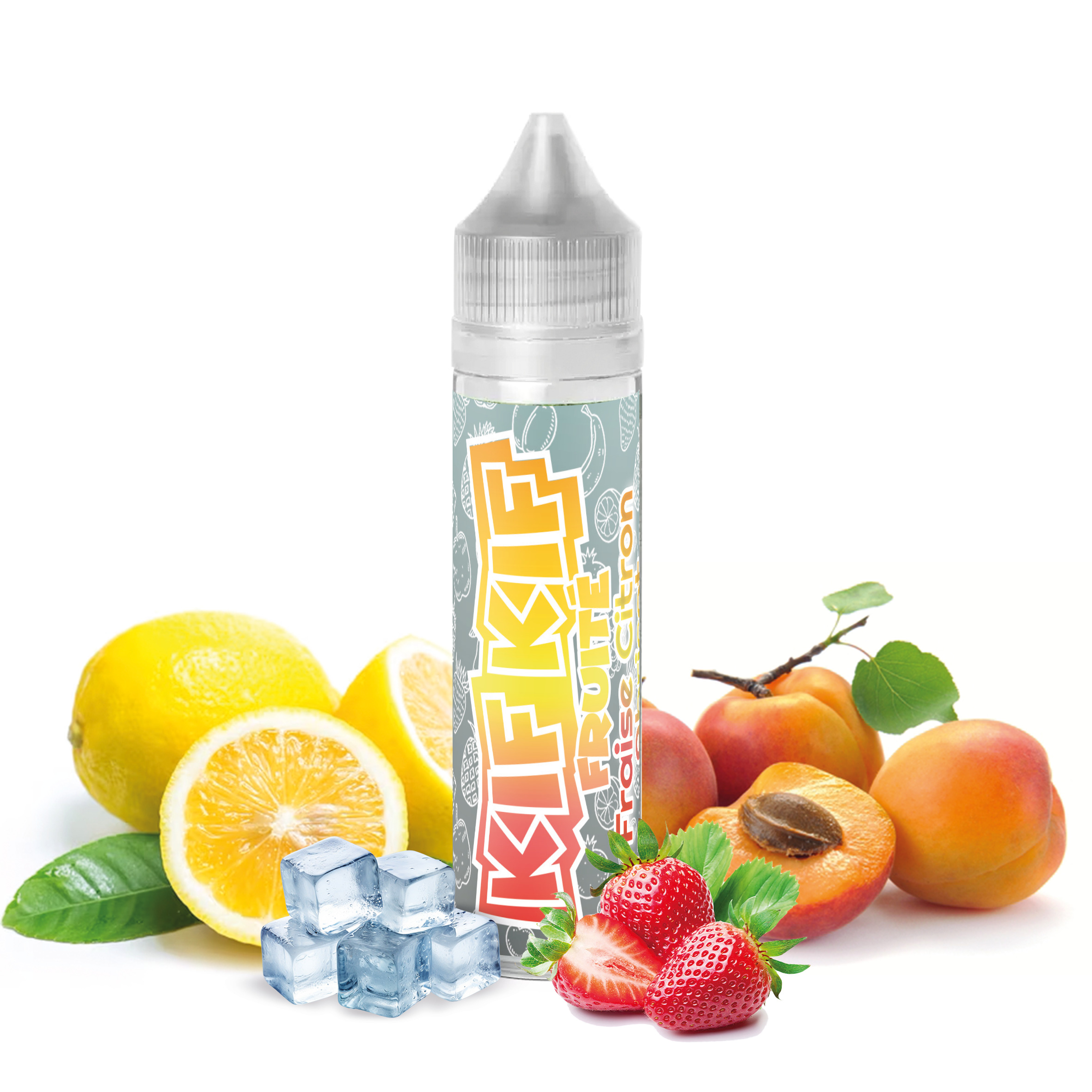 Fraise, Citron, Abricot - Kif Kif 50ml, Fraise, Citron, Abricot Frais