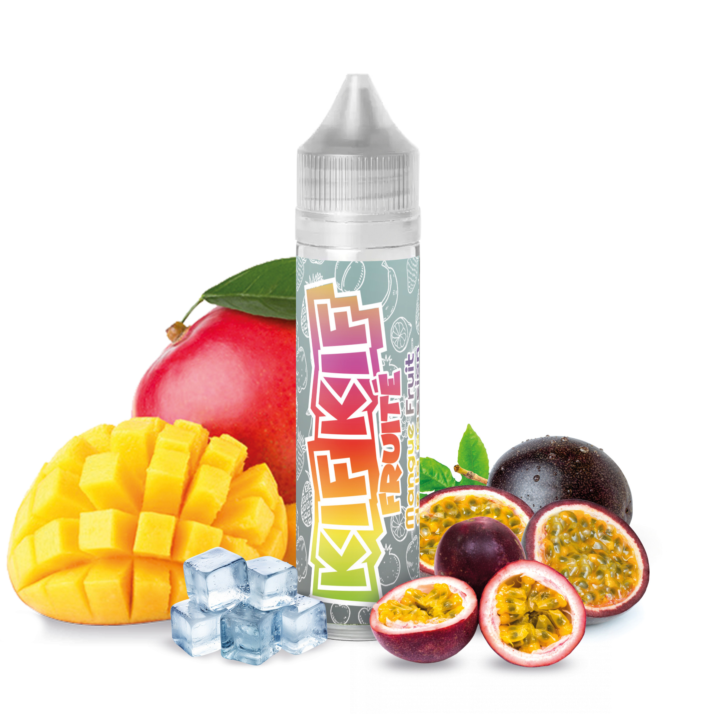 Mangue, Fruit de la passion - Kif Kif 50ml, Mangue, Fruit de la passion Frais