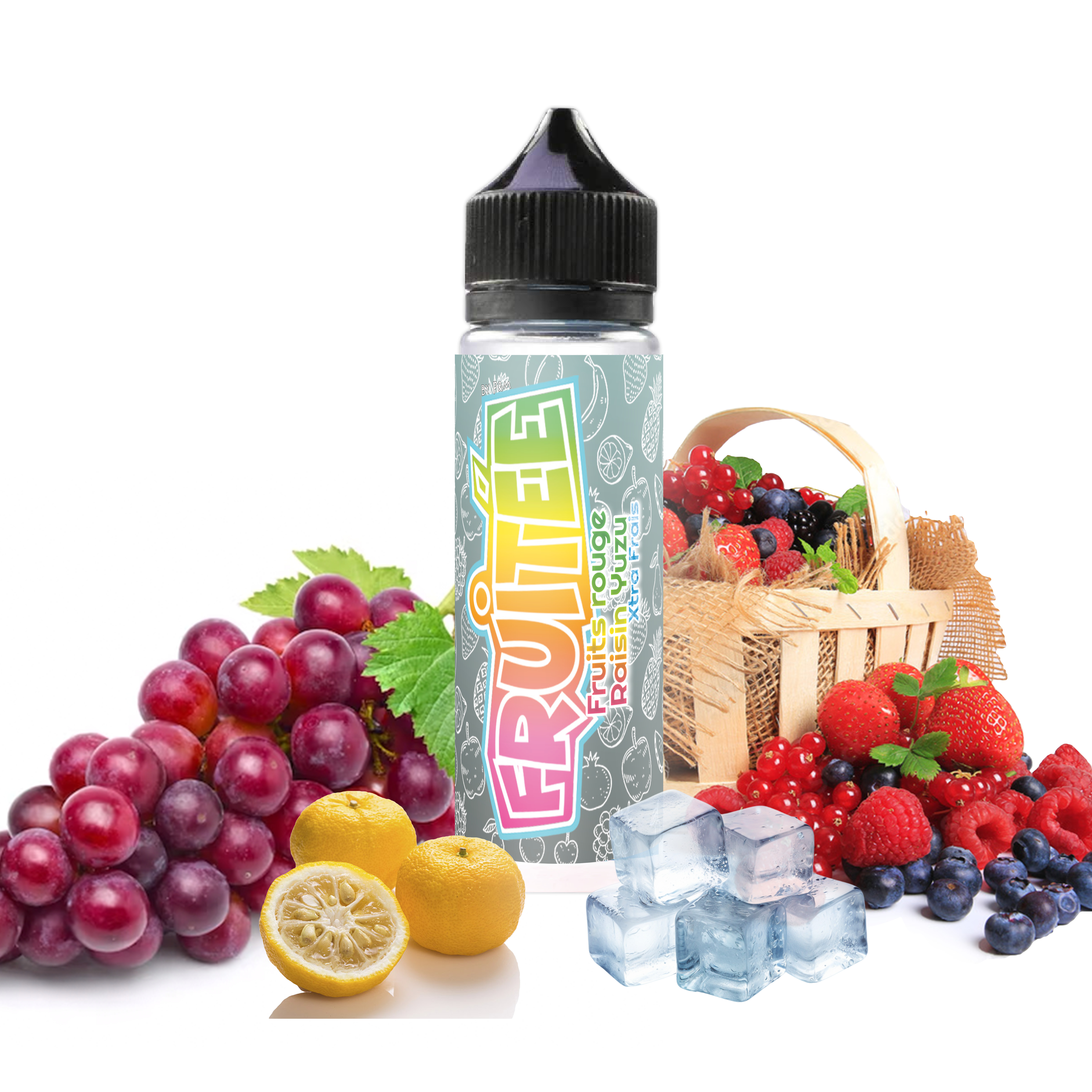 Fruit rouge, Raisin, Yuzu - Kif Kif 50ml, Fruit rouge, Raisin, Yuzu, Frais