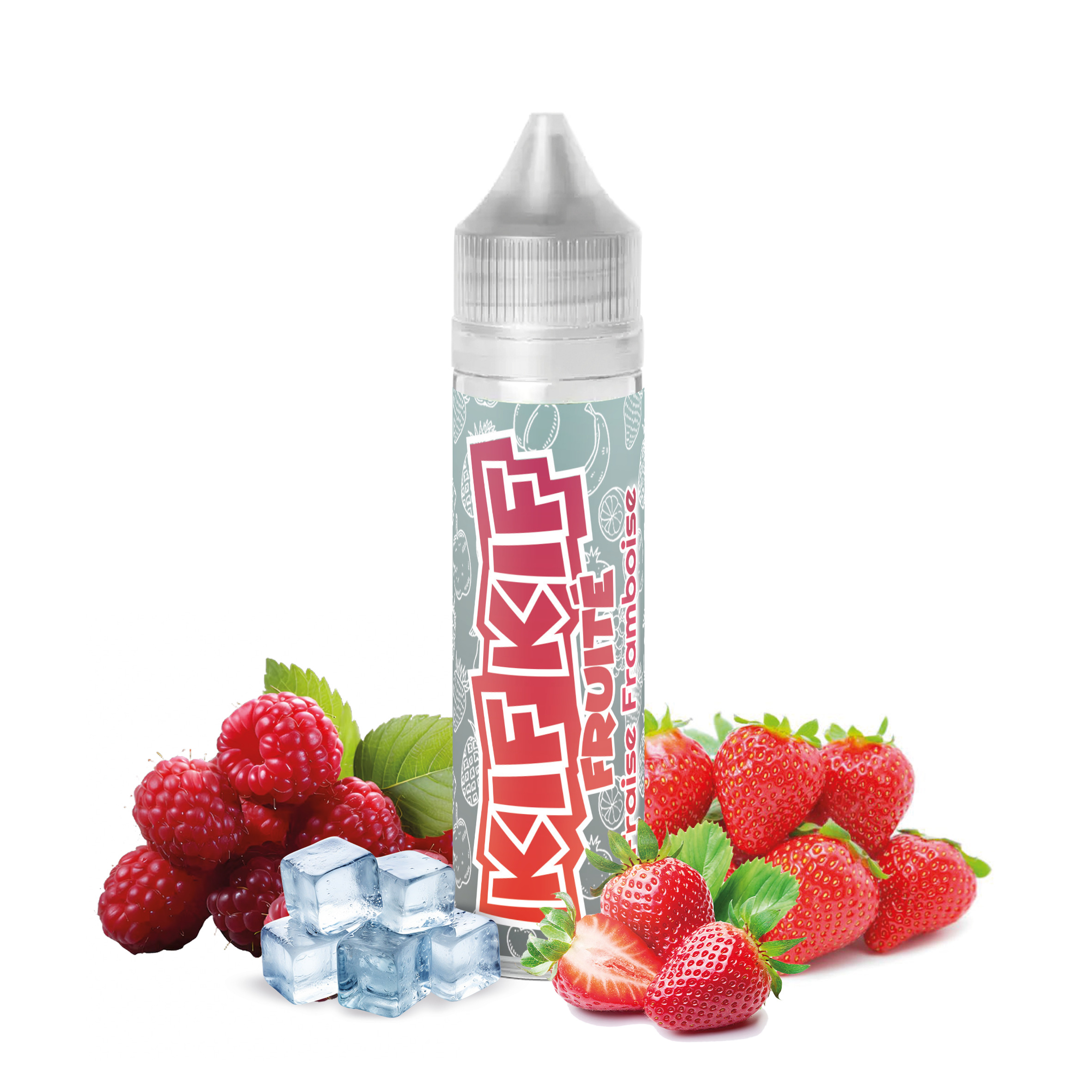 Fraise framboise - Kif Kif 50ml, Fraise framboise, Frais