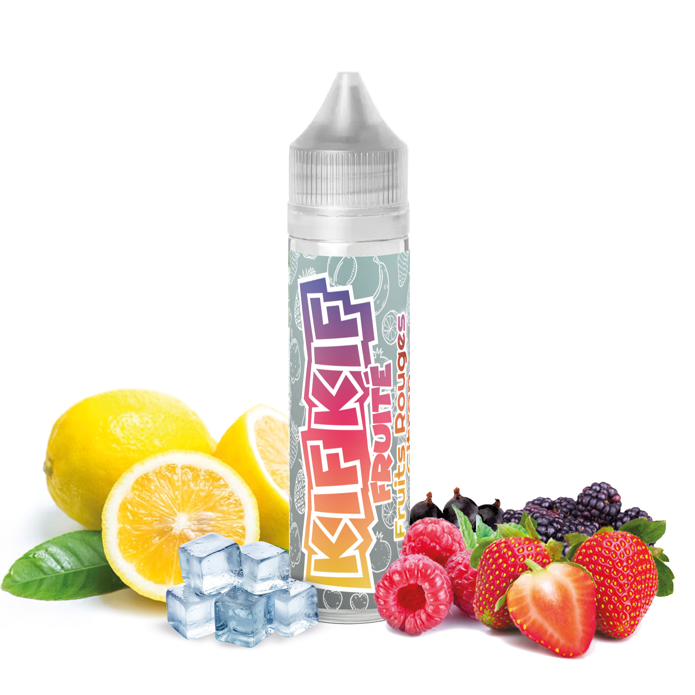Fruits rouges Citron - Kif Kif 50ml, Fruits rouges, Citron, Frais