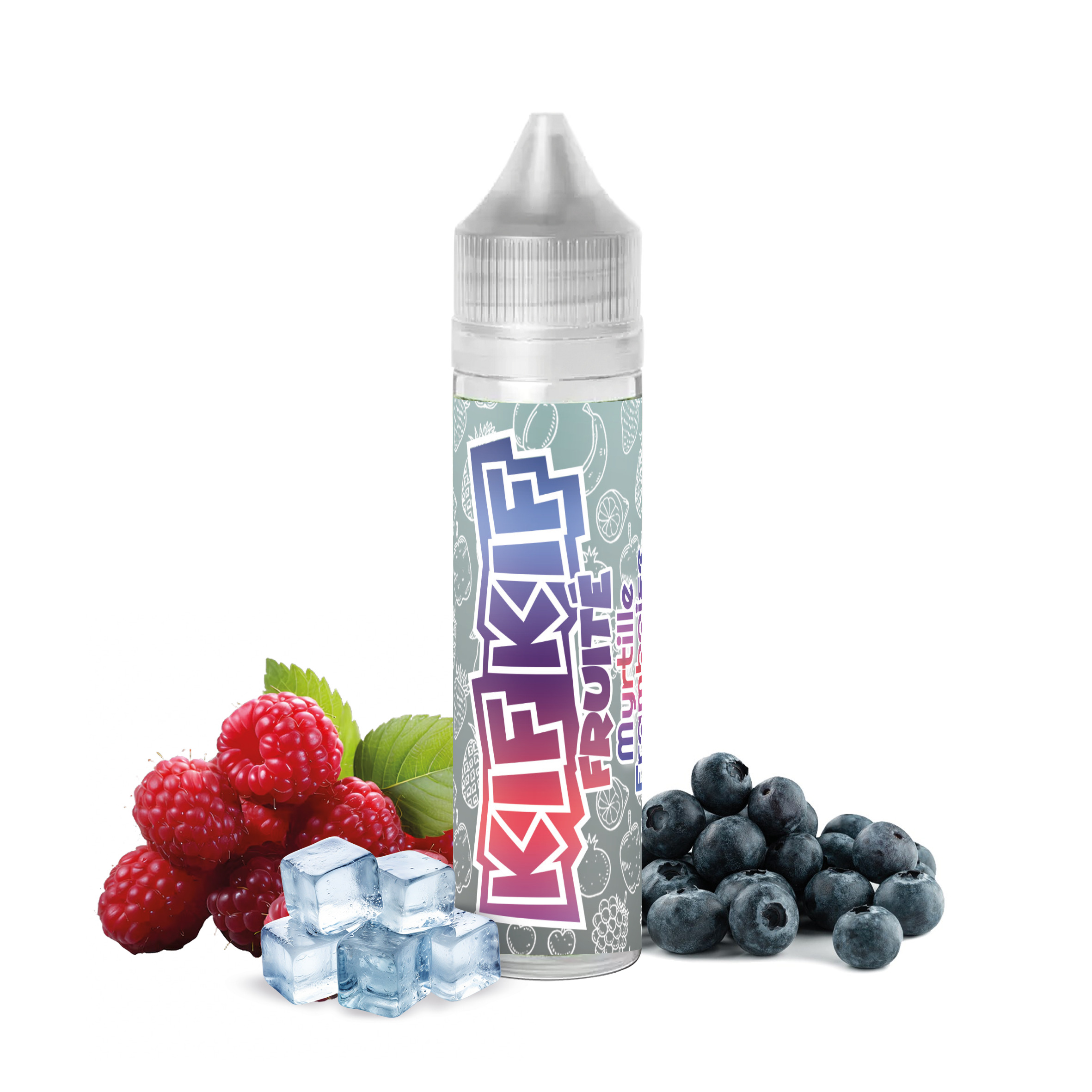 Myrtille Framboise - Kif Kif 50ml, Myrtille, Framboise, Frais