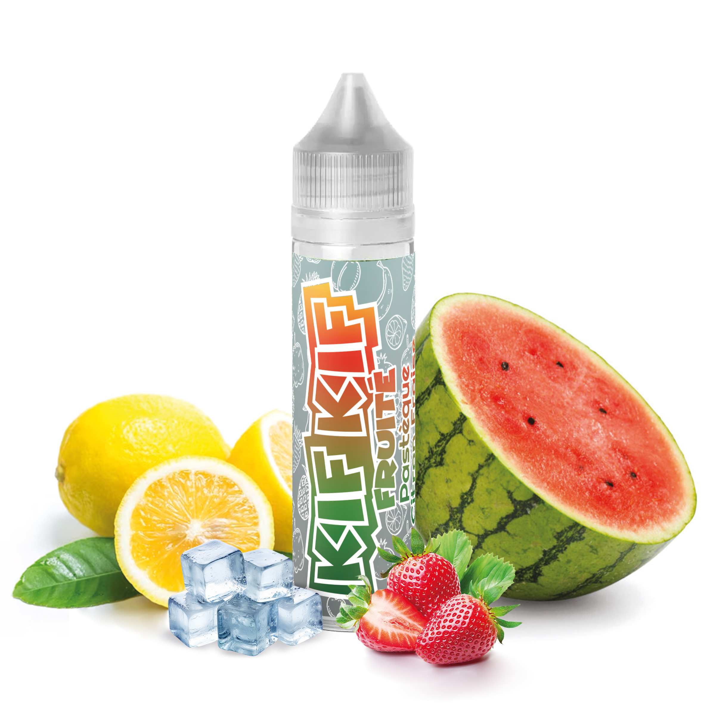 Pastèque Fraise Citron - Kif Kif 50ml, Pastèque, Fraise, Citron, Frais