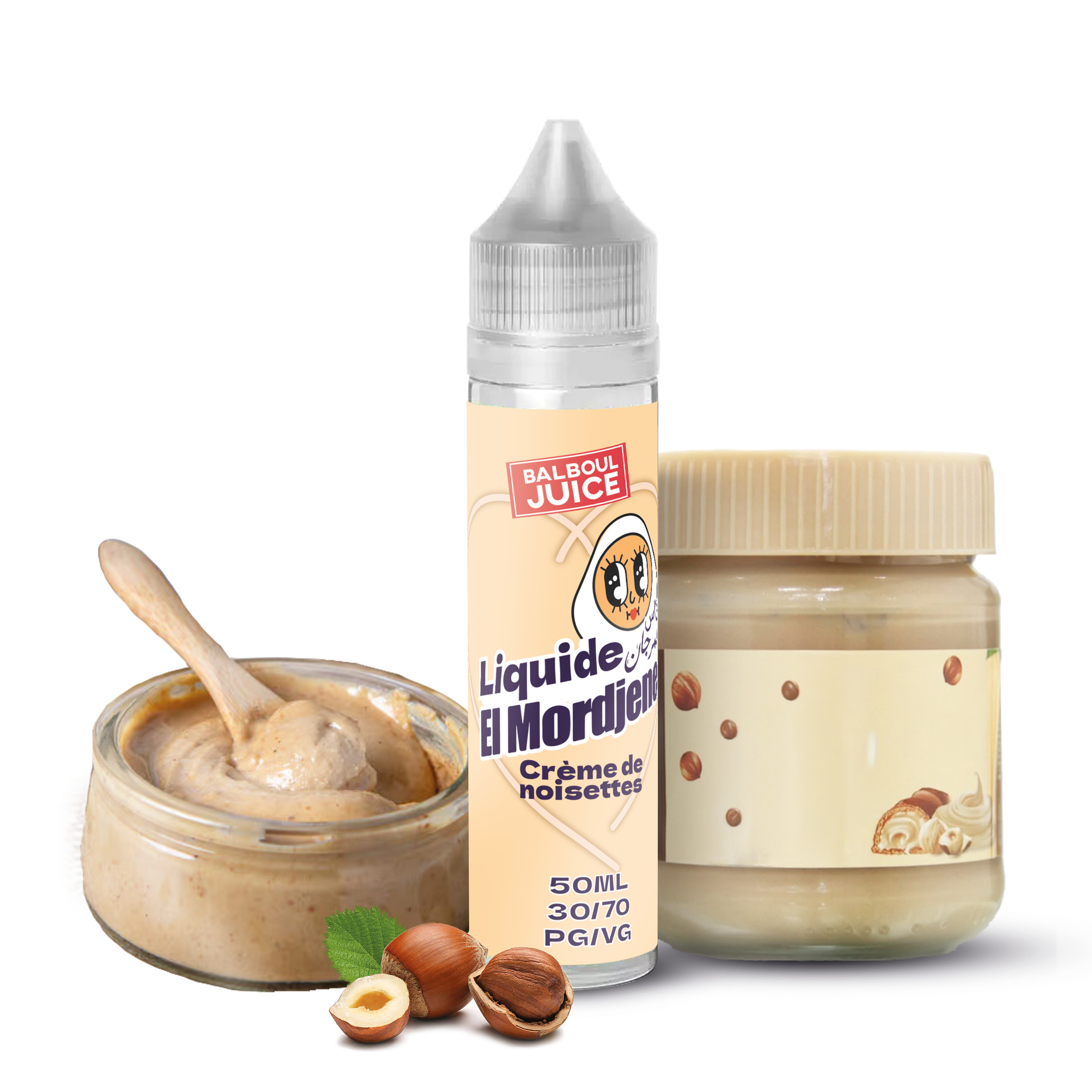 El Mordjene - Crème de noisette- Kif Kif 50ml, Crème de noisette