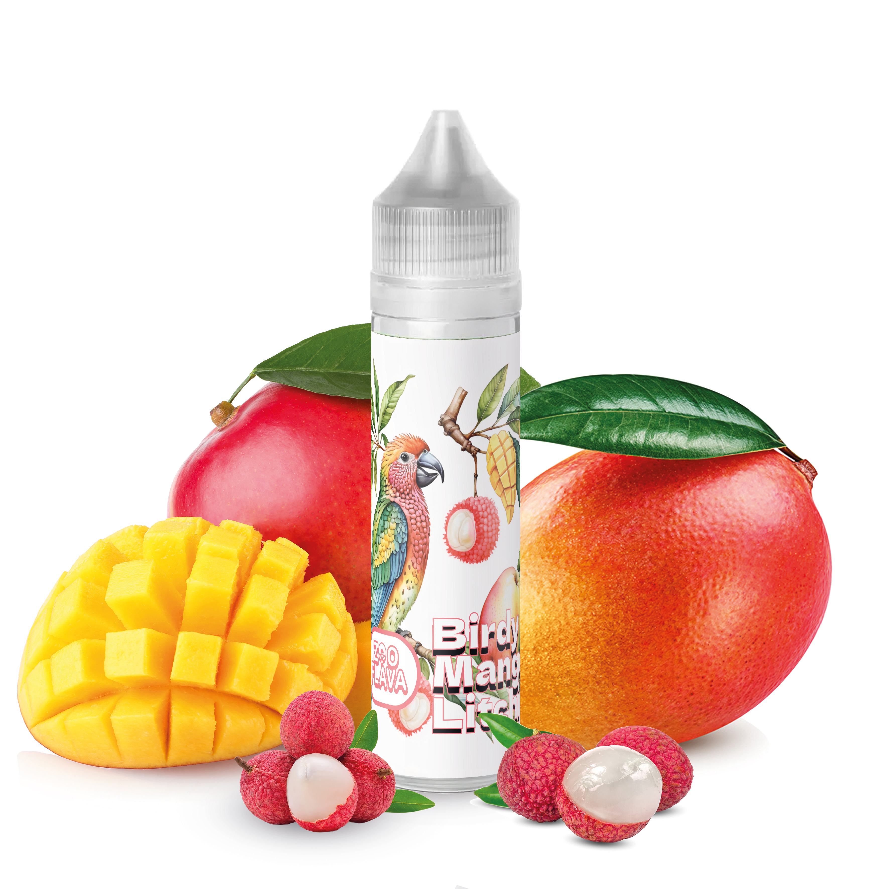 Birdy Mango Litchi - Zoo Flava 50ml, Mangue, Litchi