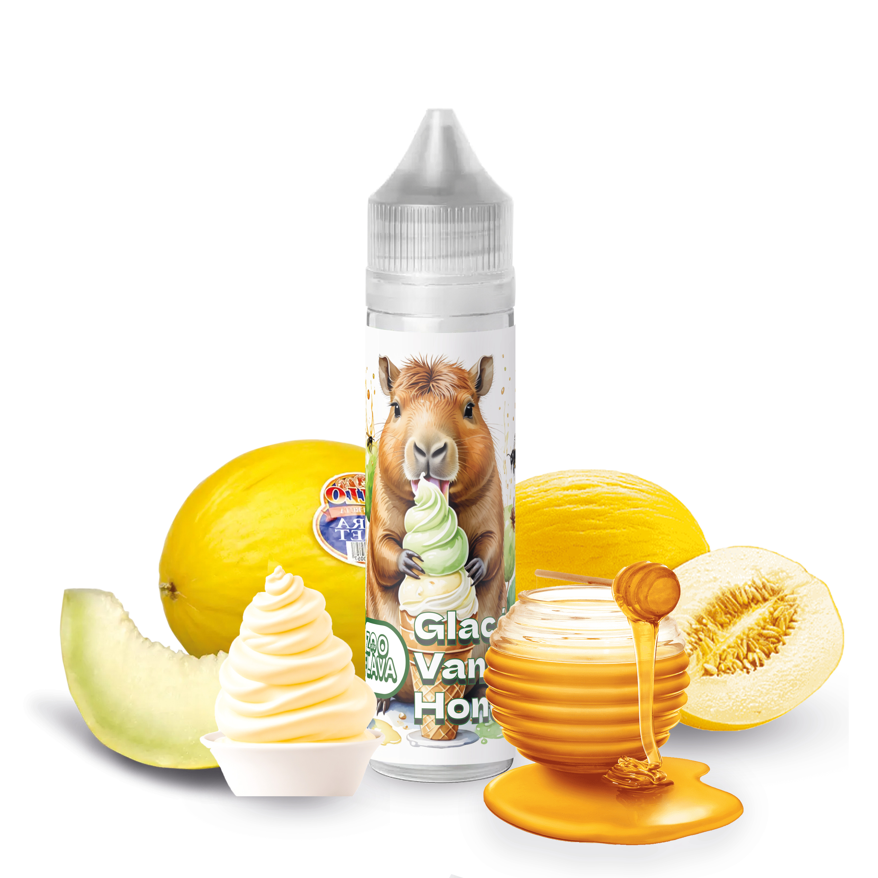 Glace Vanille Honeydew - Zoo Flava 50ml, Honeydew, Glace à la Vanille, Miel
