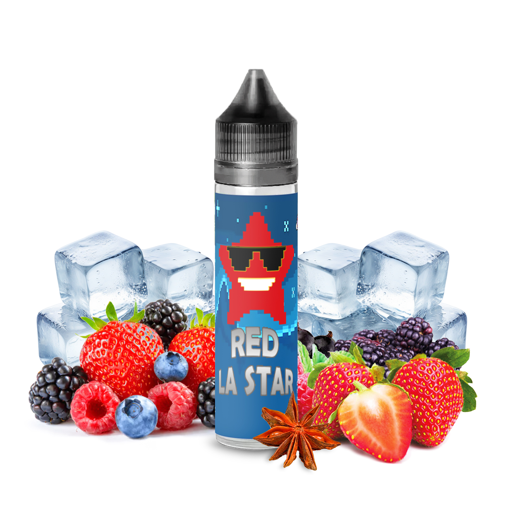 Red La Star - Balboul Juice 50ml, Fruits rouges, Anis, Frais