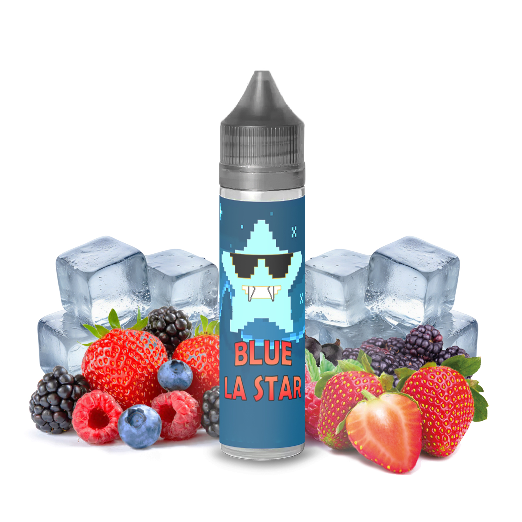 Blue La Star - Balboul Juice 50ml, Fruits rouges, Frais