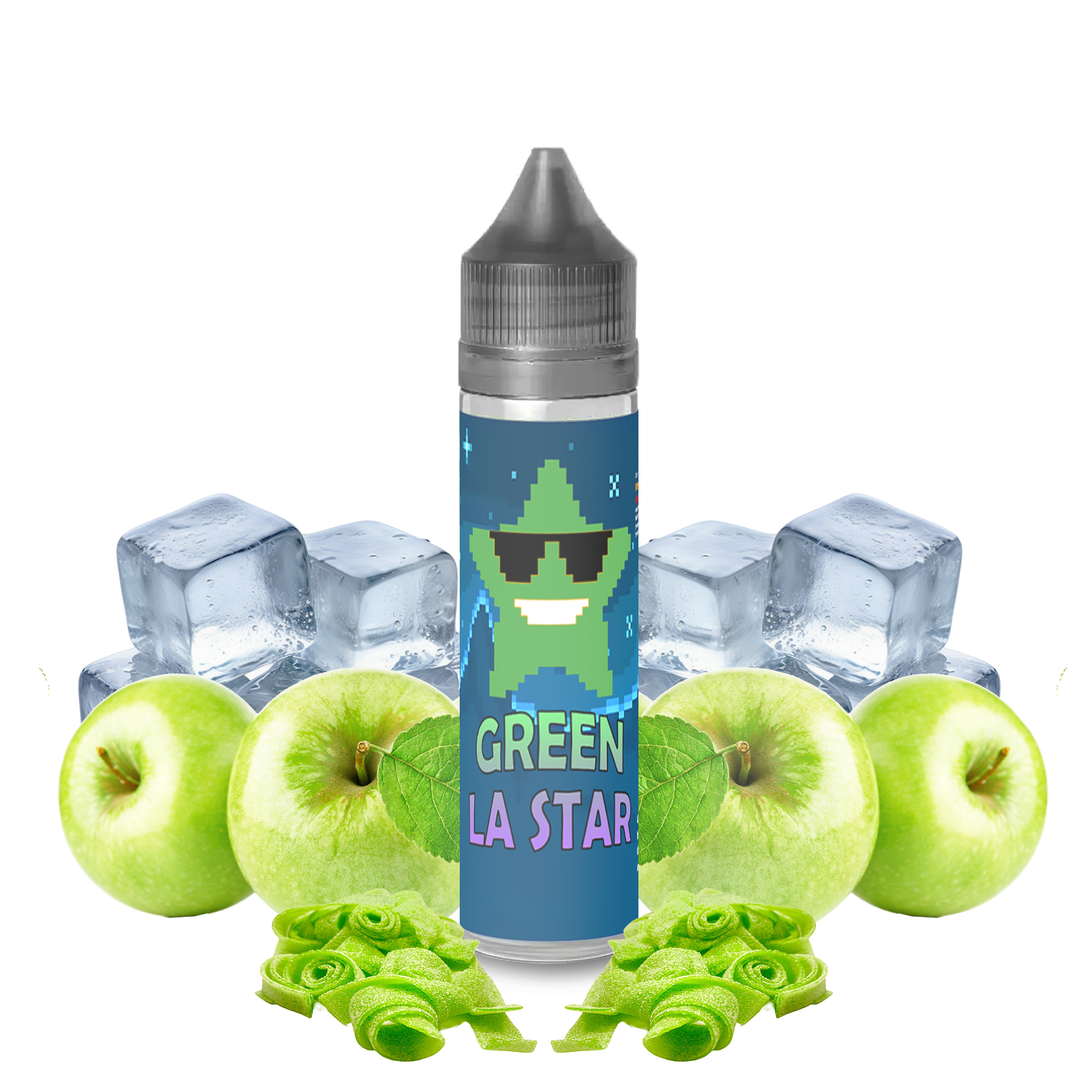 Green La Star - Balboul Juice 50ml, Bonbon à la Pomme Verte Frais