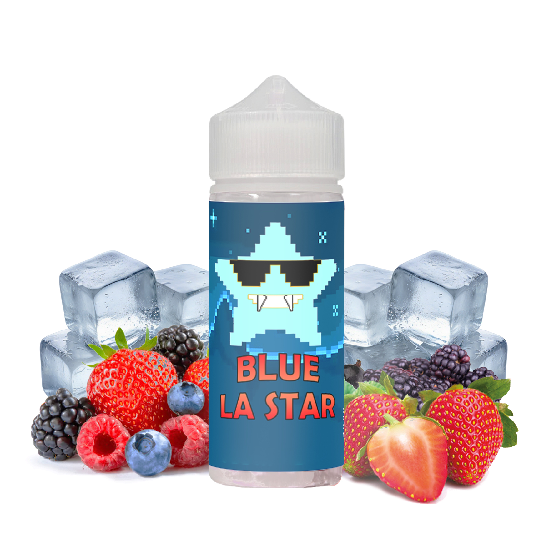 Blue La Star - Balboul Juice 100ml, Fruits rouges, Frais
