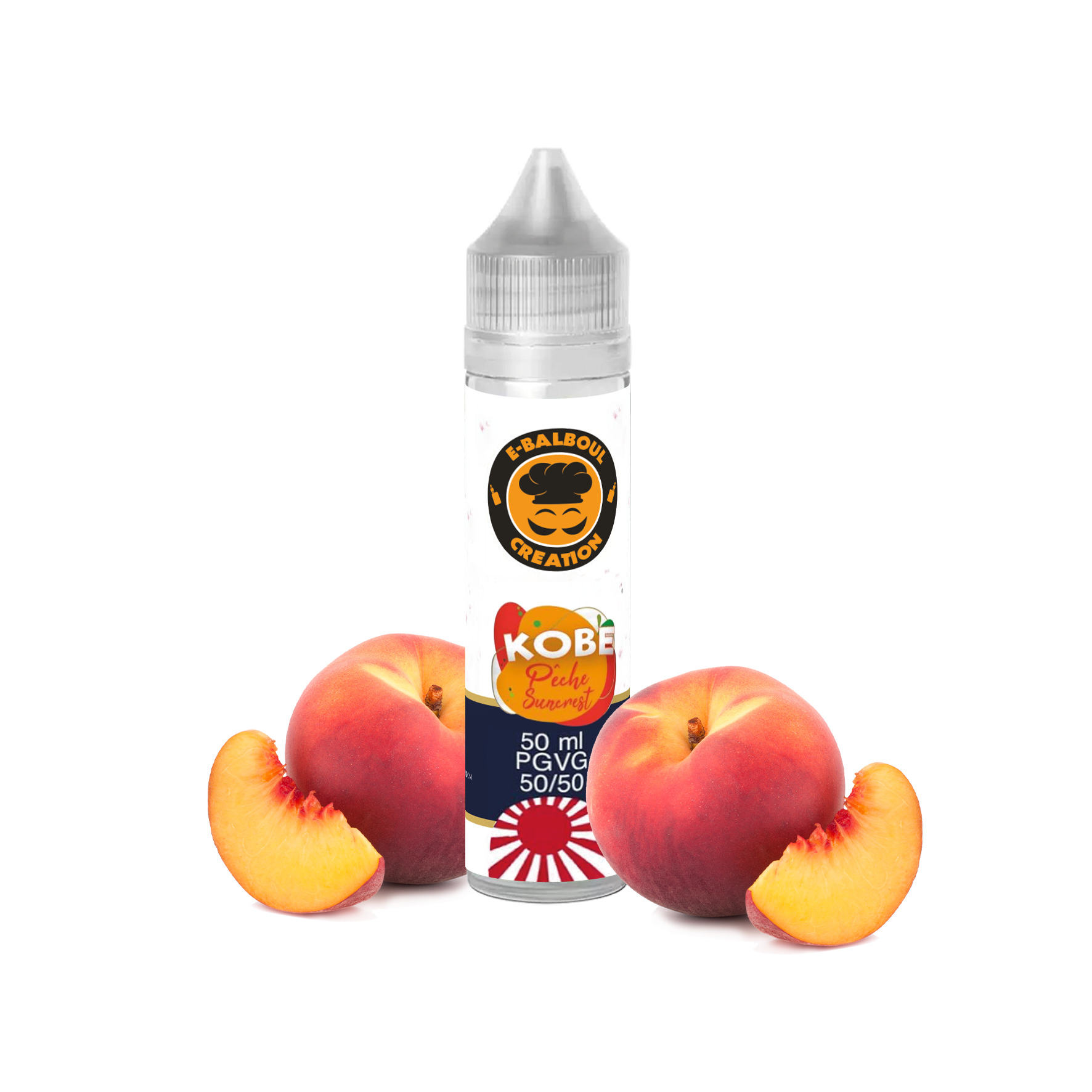 Kobe - E-Balboul Creation 50ml, Pêche