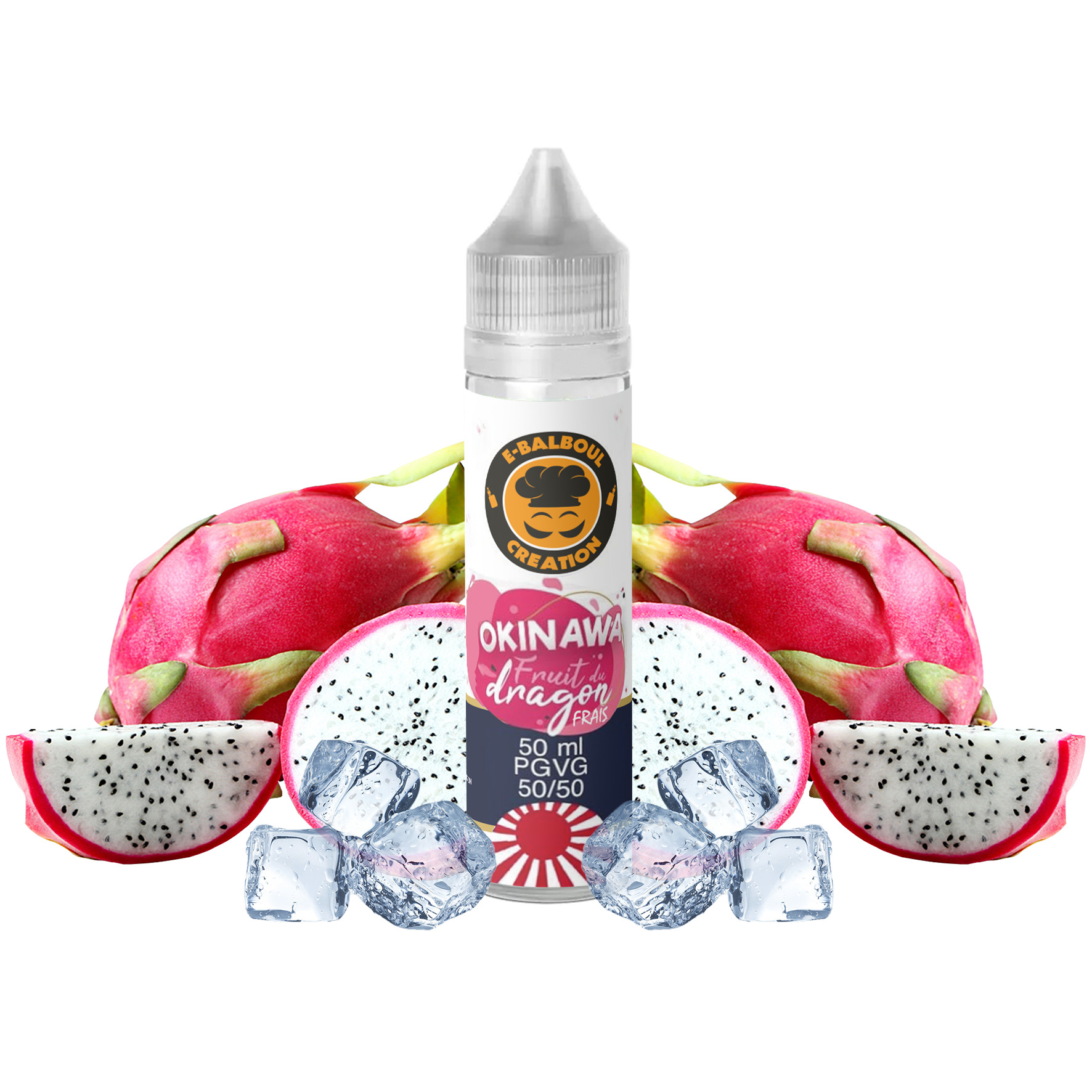 Okiwana Frais - E-Balboul Creation 50ml, Fruit du Dragon ICE