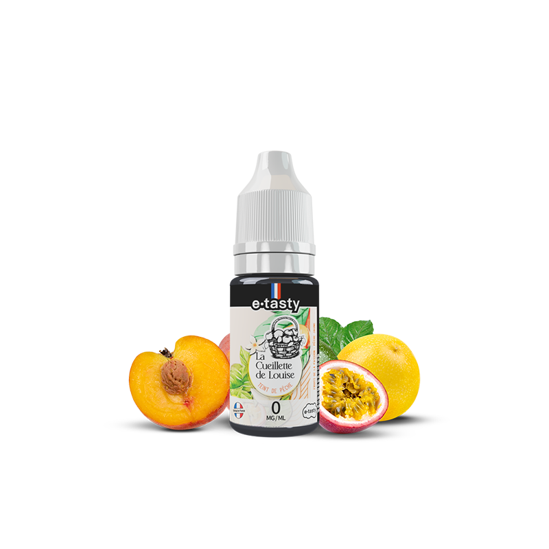 Teint de pêche 10ml La Cueillette de Louise (Nicotine:03 mg/ml) - e.Tasty