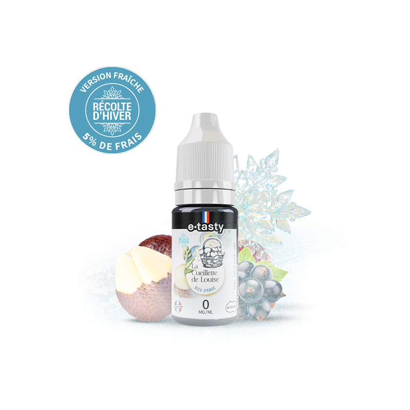 Bleu d'Envie Récolte d'Hiver 10ml La Cueillette de Louise (Nicotine:06 mg/ml) - e.Tasty