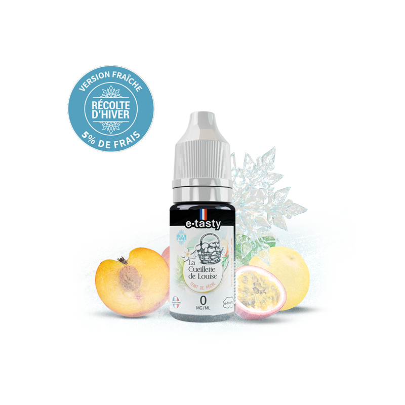 Teint de pêche Récolte d'hiver 10ml La Cueillette de Louise (Nicotine:06 mg/ml) - e.Tasty