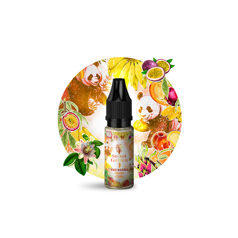The Panda 10ml Secret Garden (Nicotine:18 mg/ml) - Secrets Lab