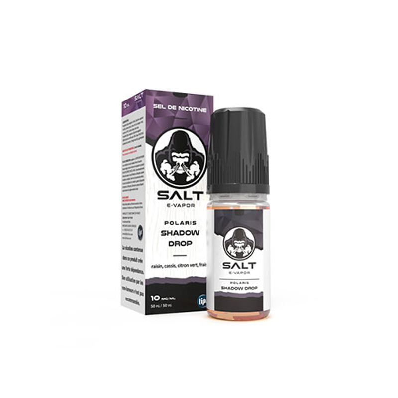 Shadow Drop TPD FRA 10ml Polaris Salt E-Vapor (Nicotine:10 mg/ml) - Le French Liquide