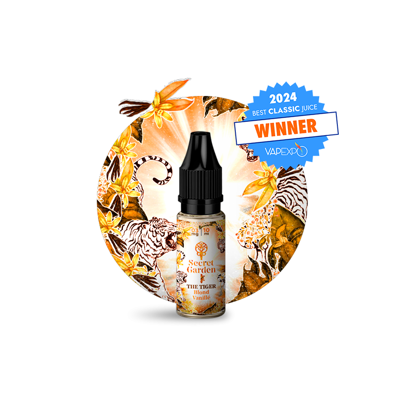 The Tiger 10ml Secret Garden (Nicotine:06 mg/ml) - Secrets Lab