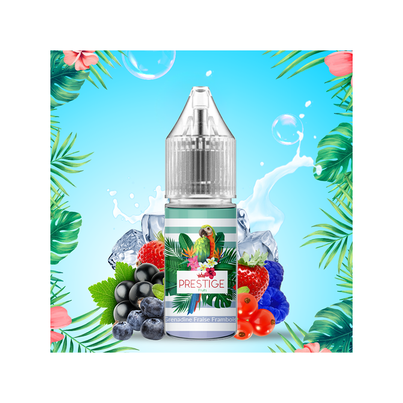 Grenadine Framboise Fraise Salt 10ml (Nicotine:20 mg/ml)