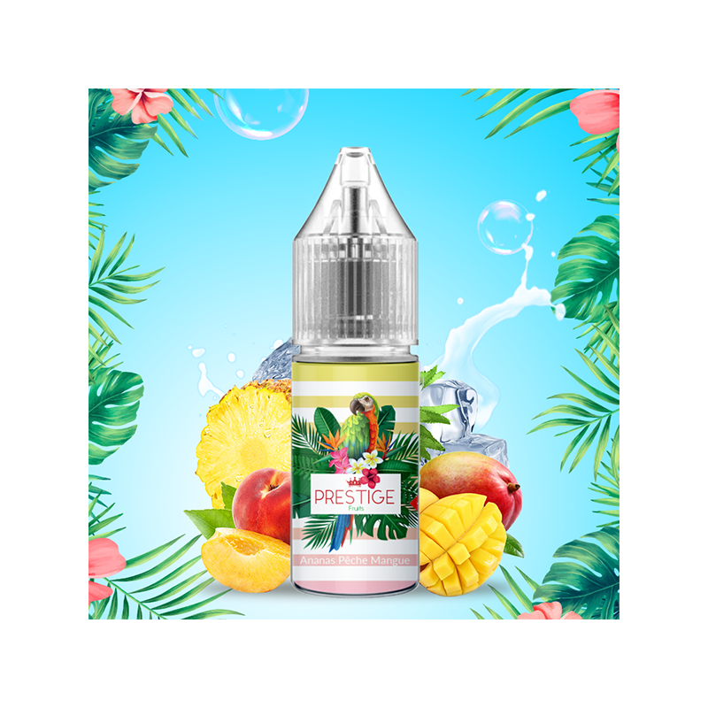 Ananas Pêche Mangue Salt 10ml (Nicotine:20 mg/ml)