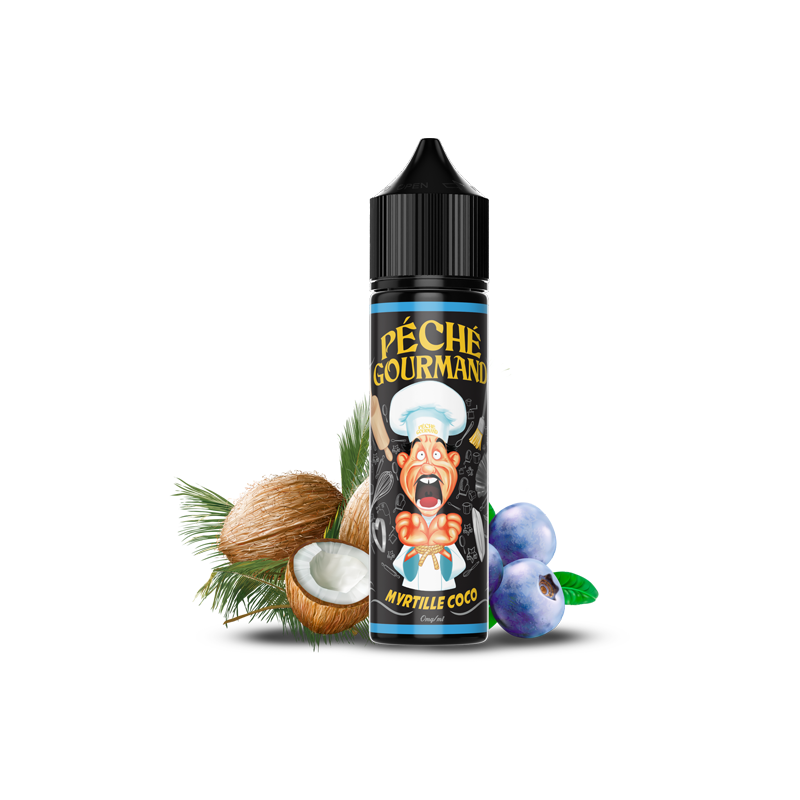 Myrtille Coco 50ml Péché Gourmand - O'J Lab